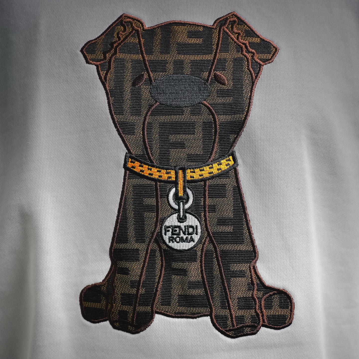 Fend embroidered sweatshirt