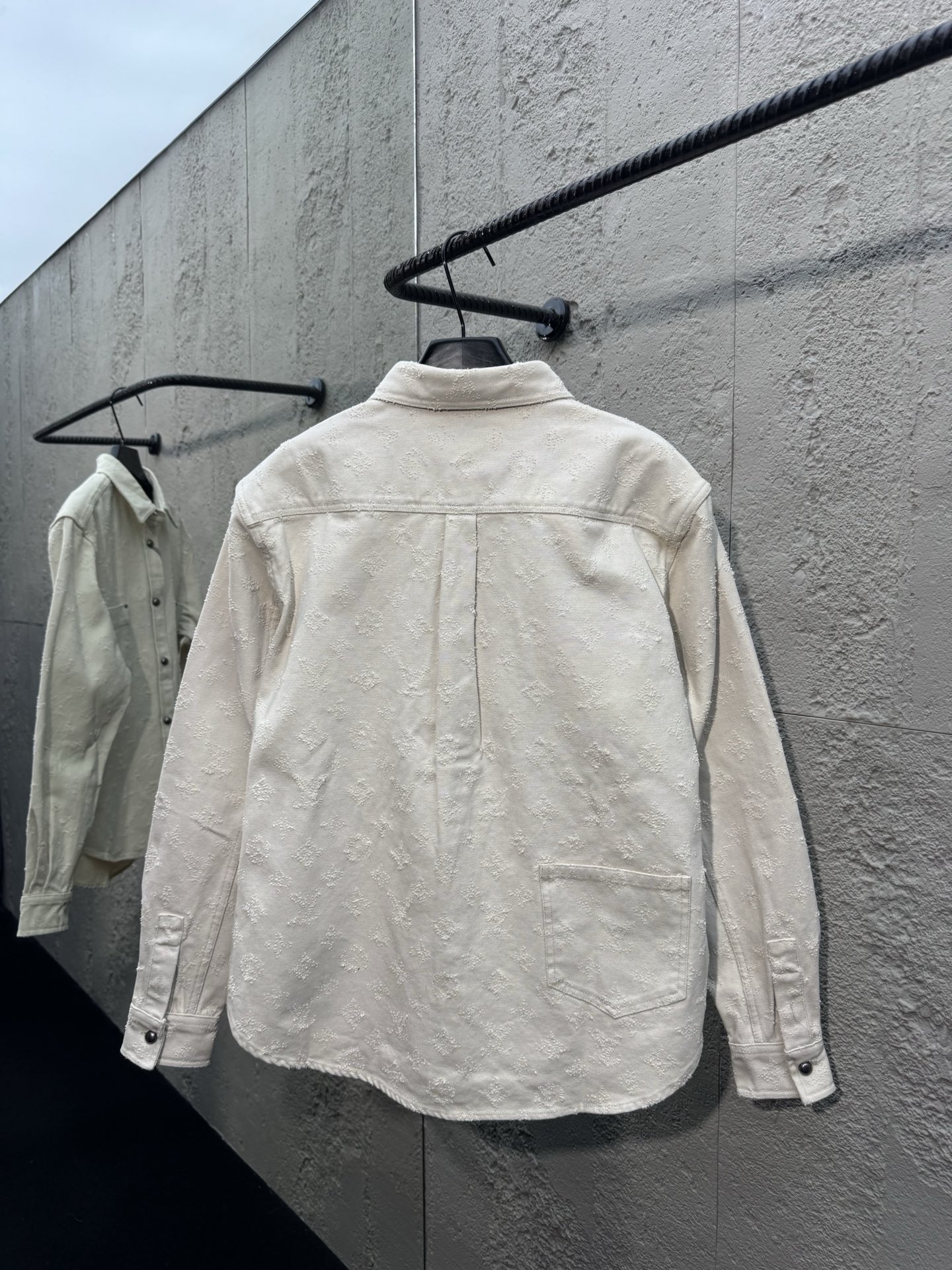 Louis embroidered jacquard denim jacket