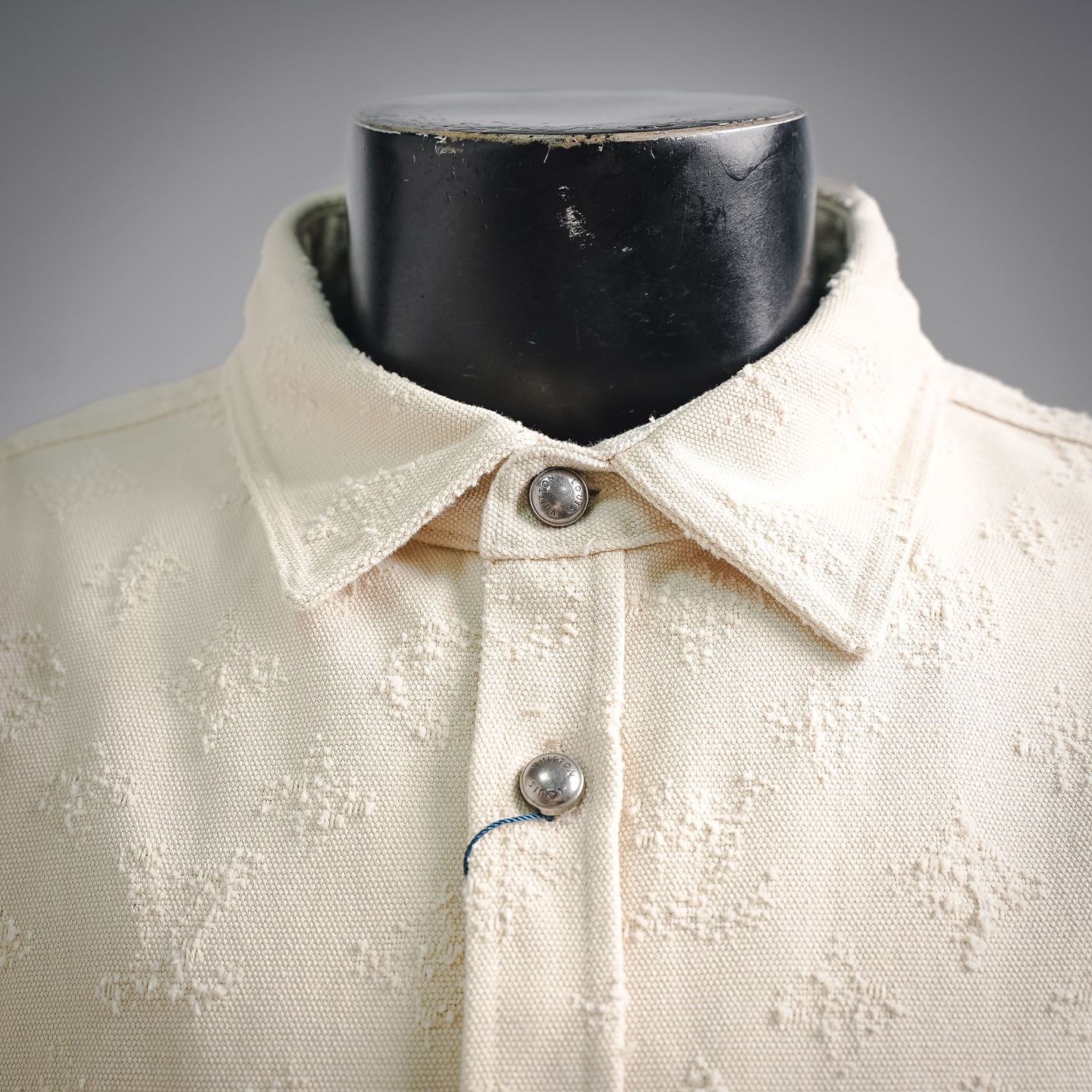 Louis needle-punched denim jacket