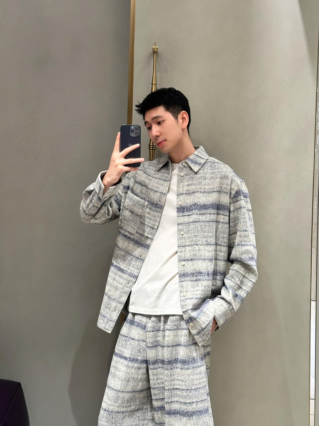 Loe textured denim shirts