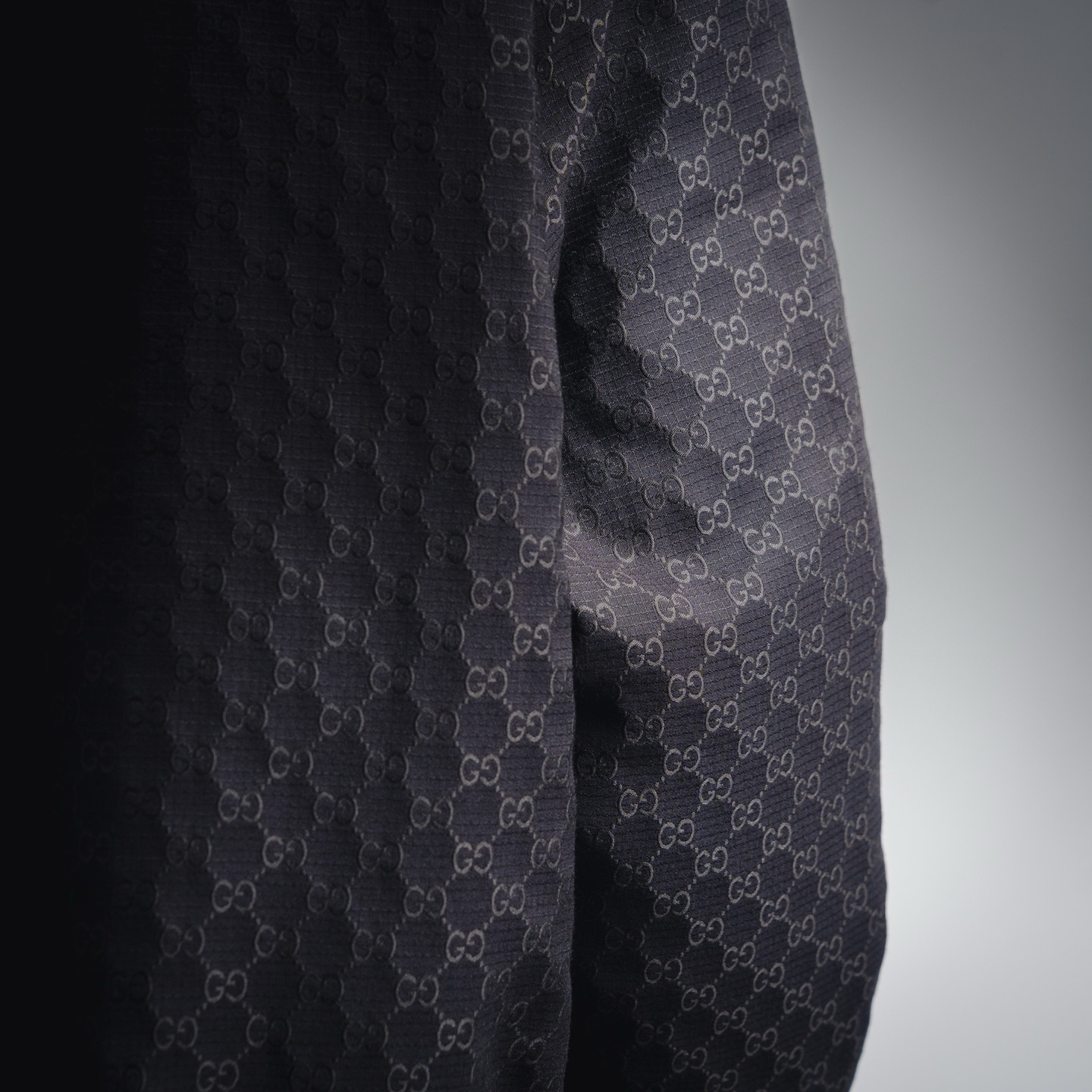Guc all-over collared jacket