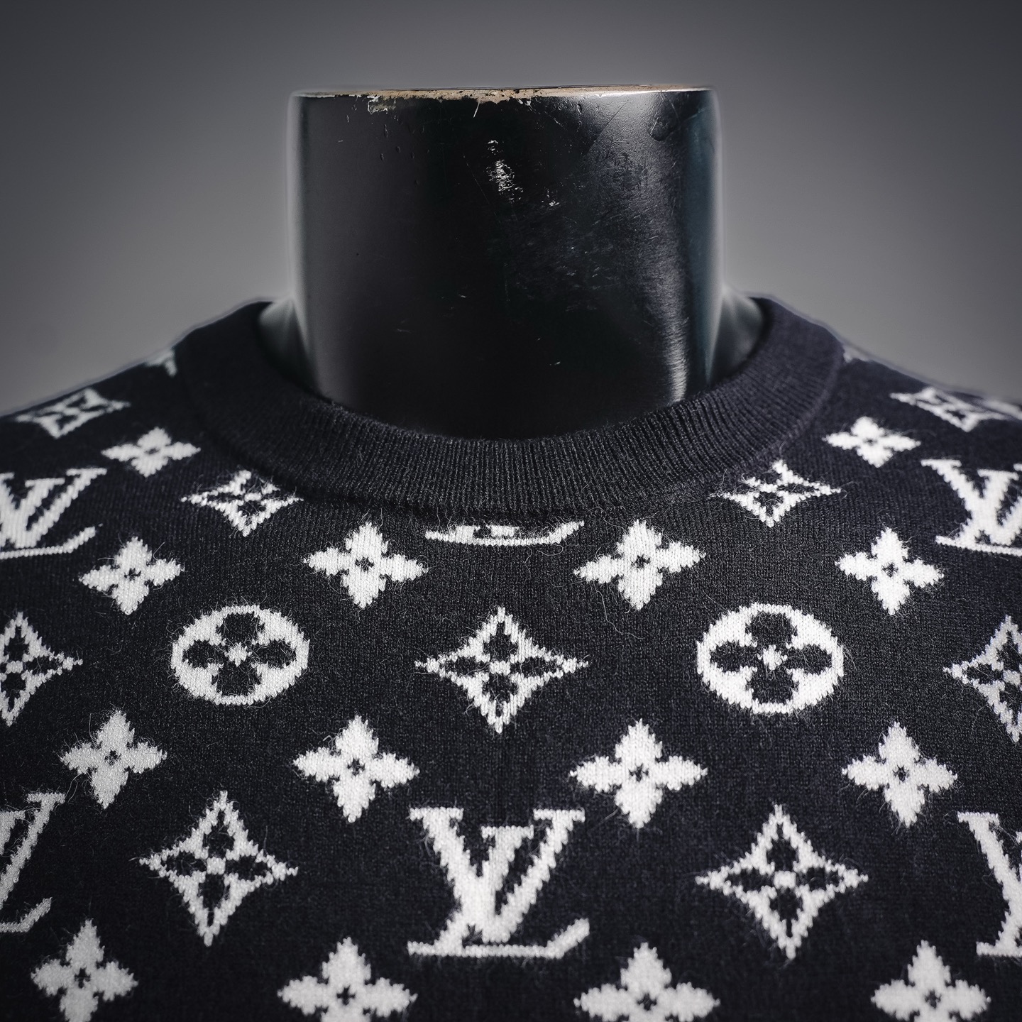 Louis all-over jacquard sweater