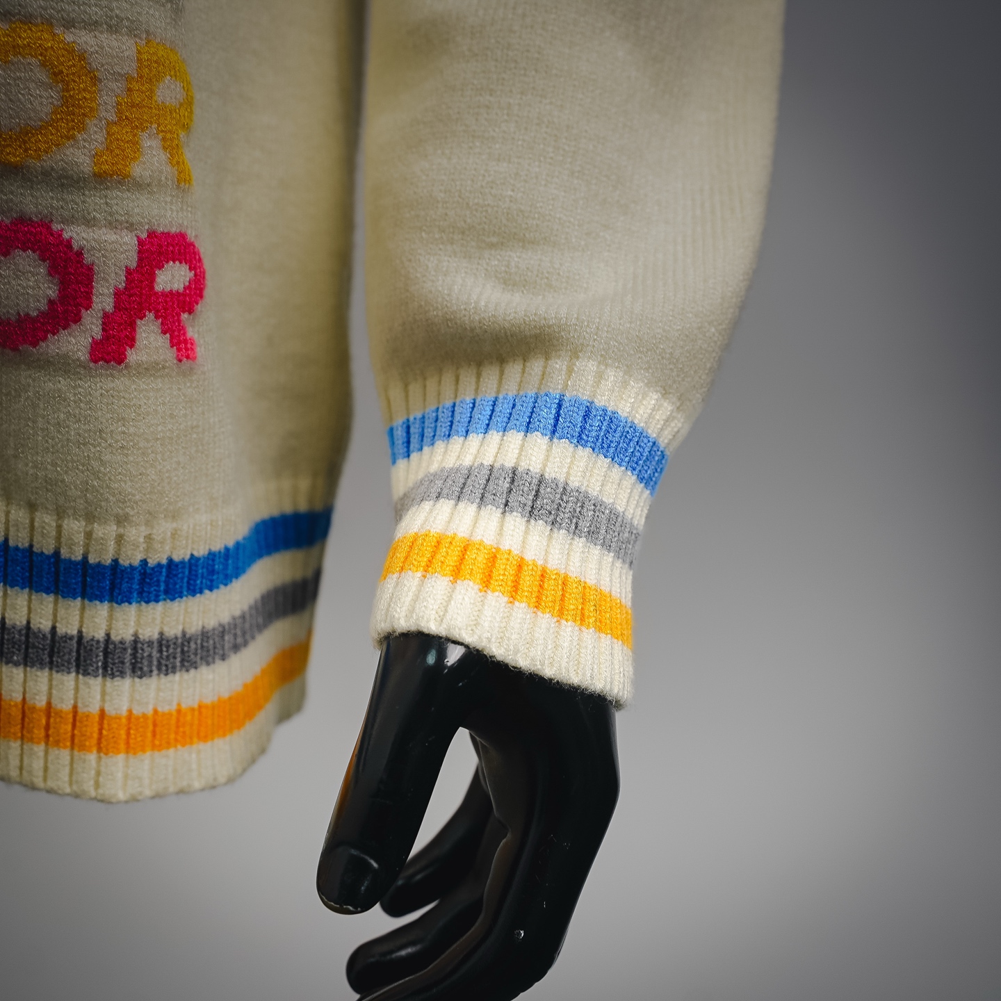 CD graphic rainbow sweater