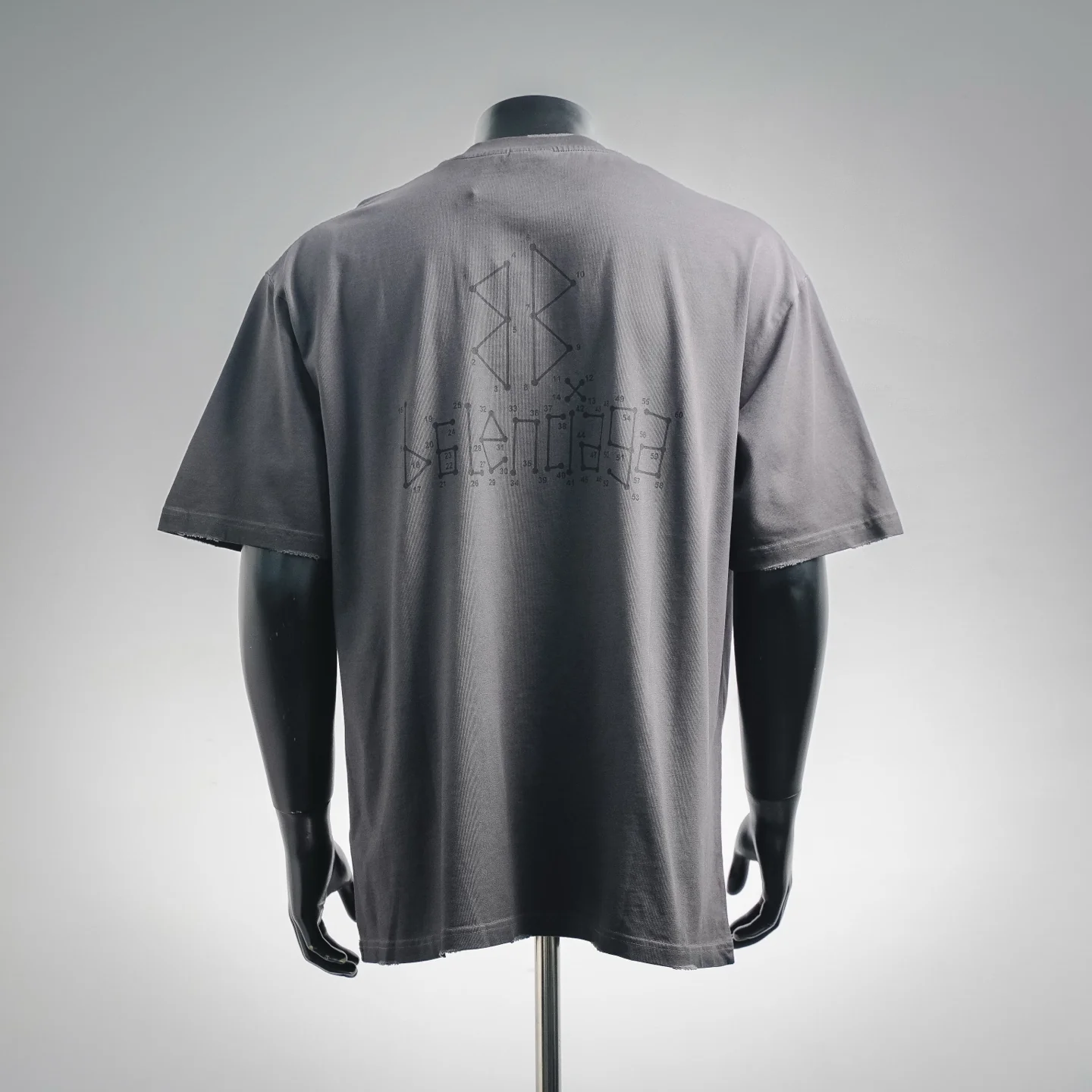 Balen ripped washed t-shirt