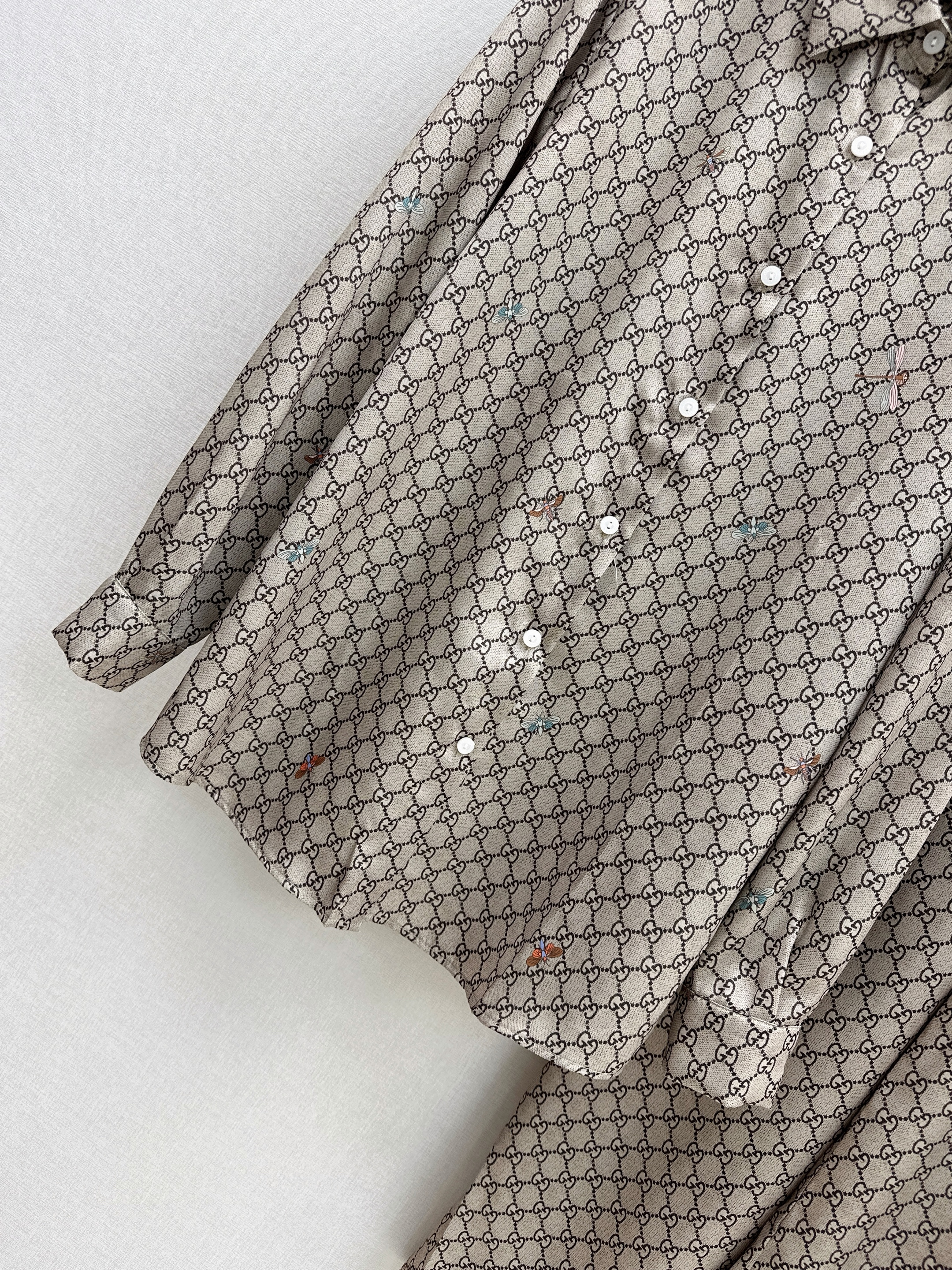 Guc 26ss print shirt pants set
