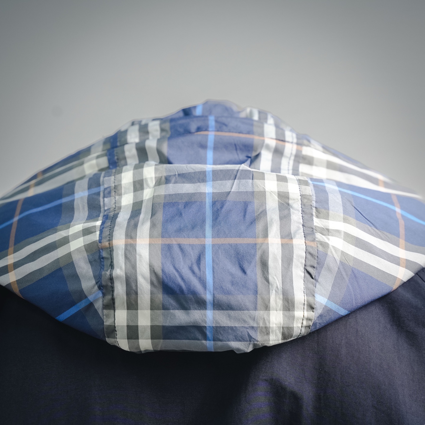Bur reversible plaid jacket