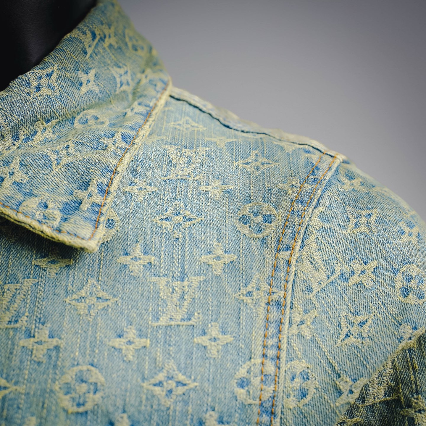 Louis monogram denim jacket