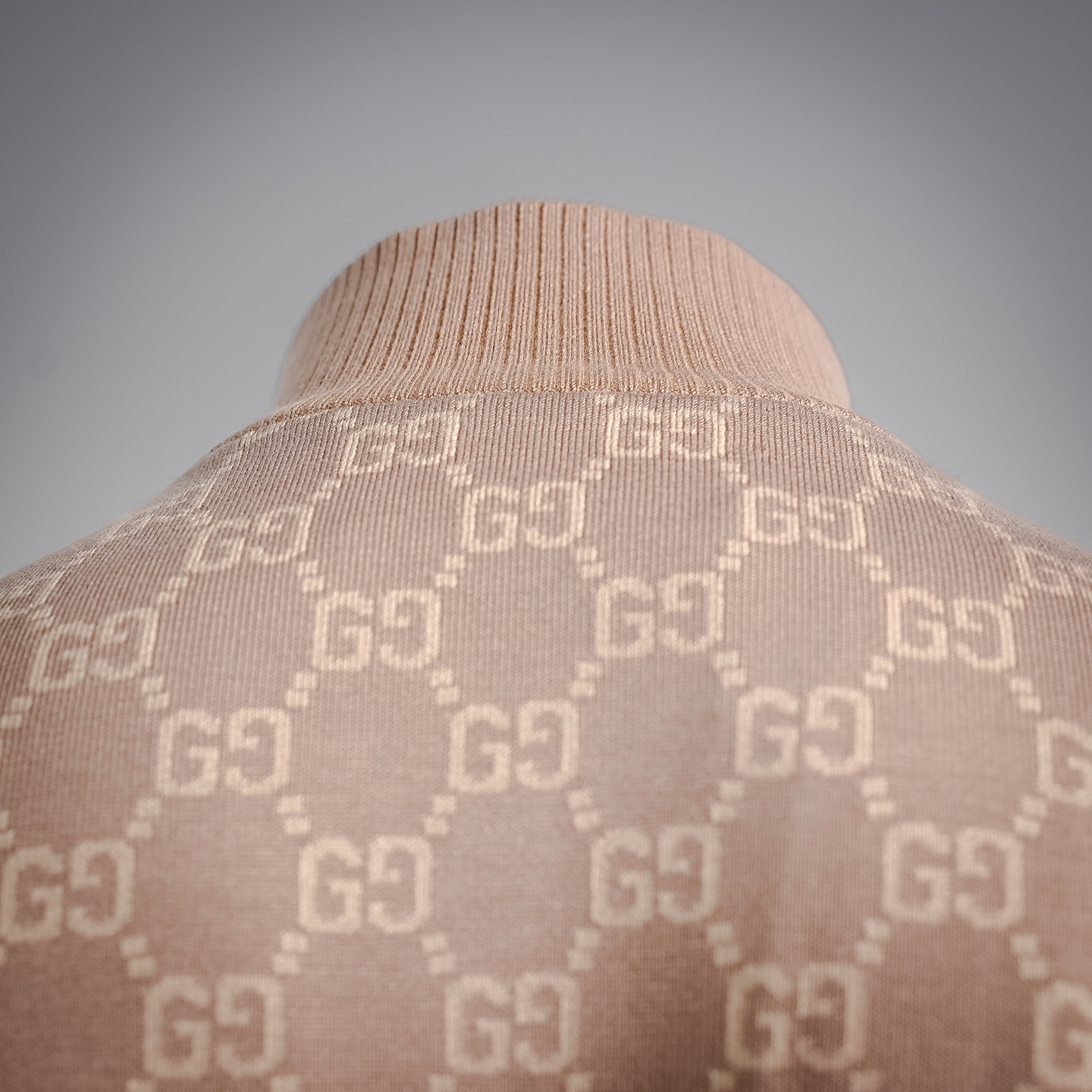 Guc all-over jacquard knit jacket