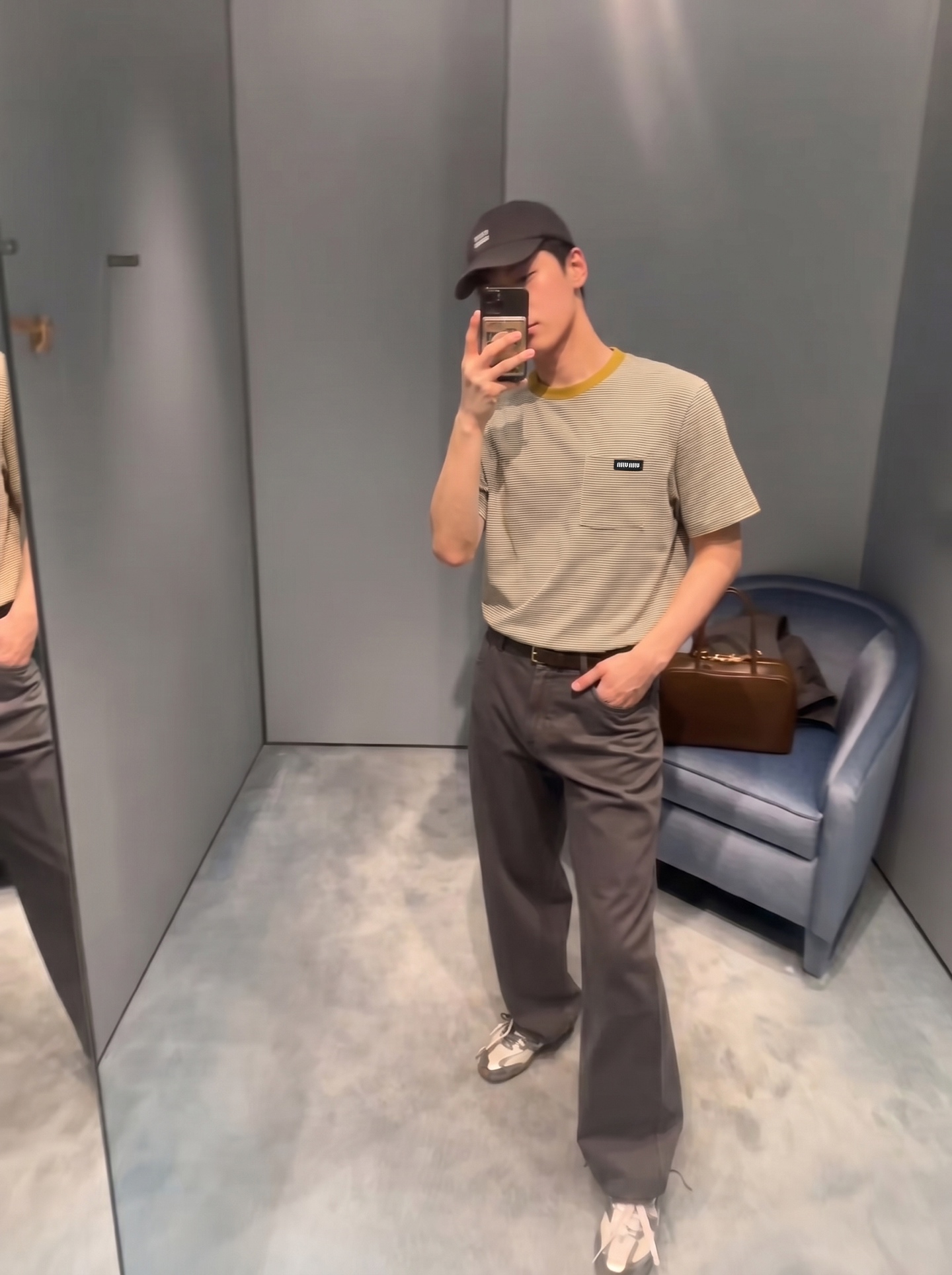 Miu striped t-shirt