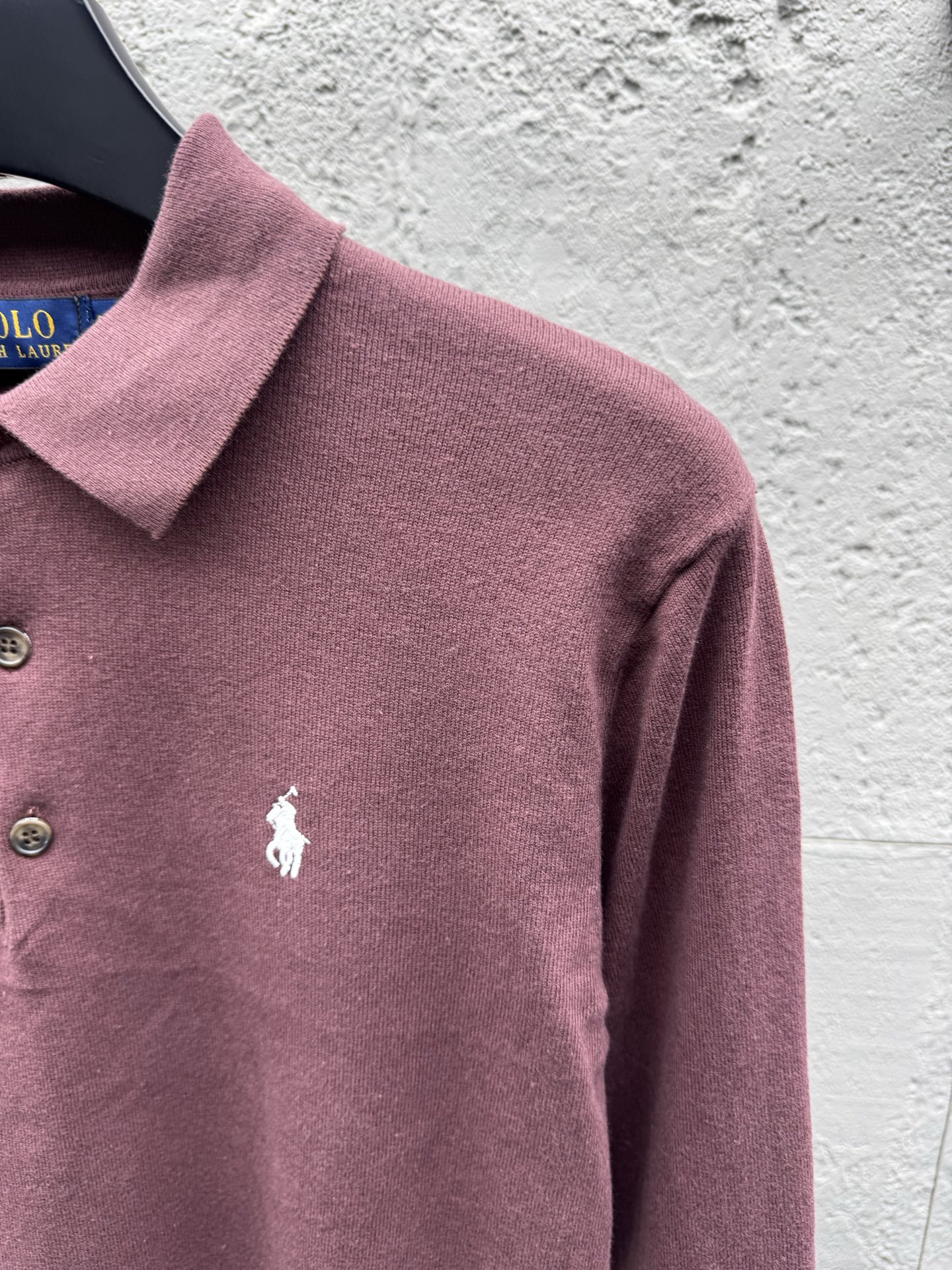 Ralph embroidered knit sweater