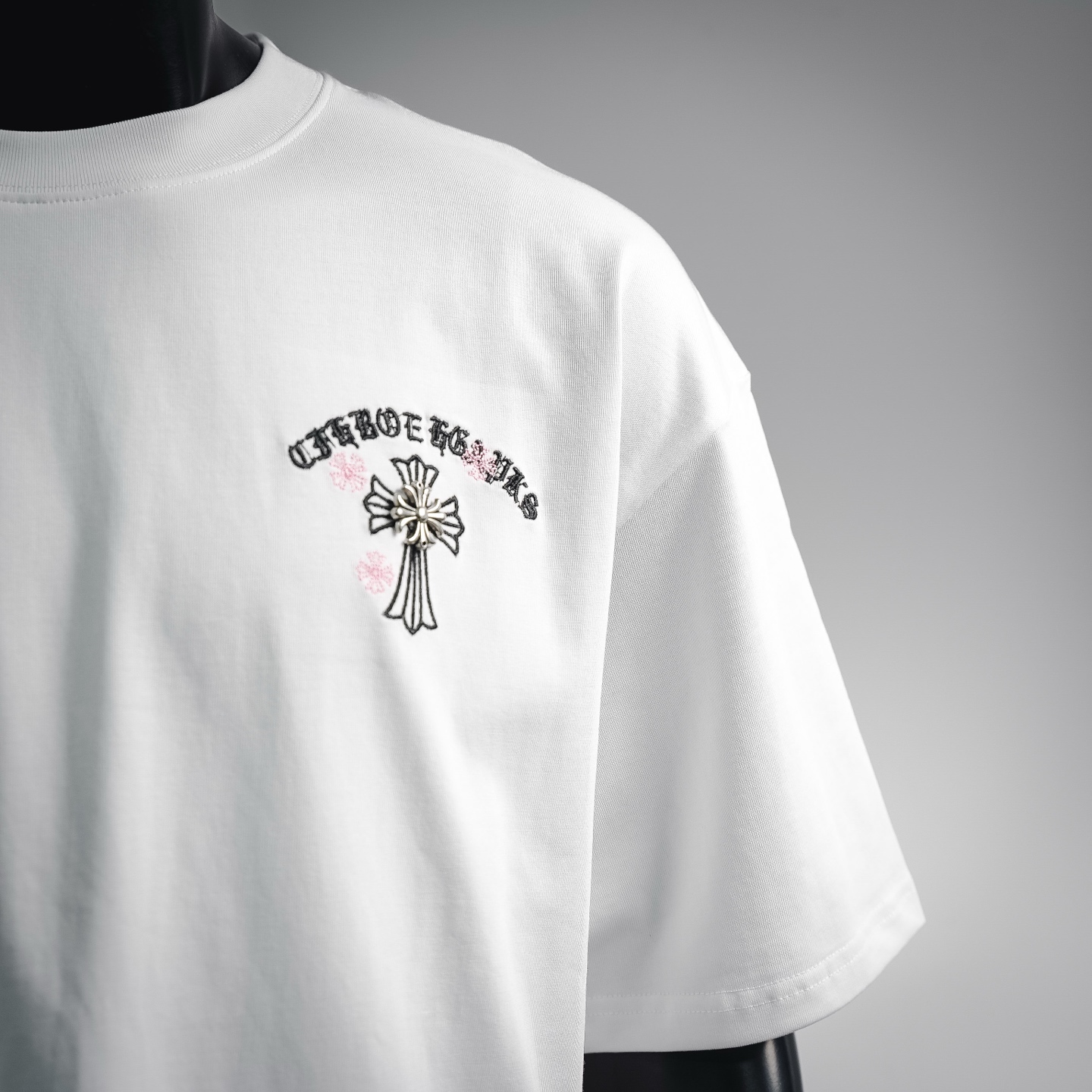Chrome embroidered t-shirt