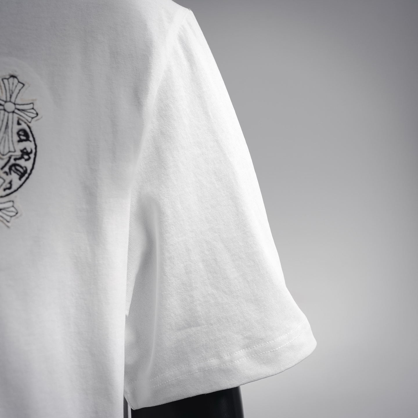 Chrome cross embroidered t-shirt