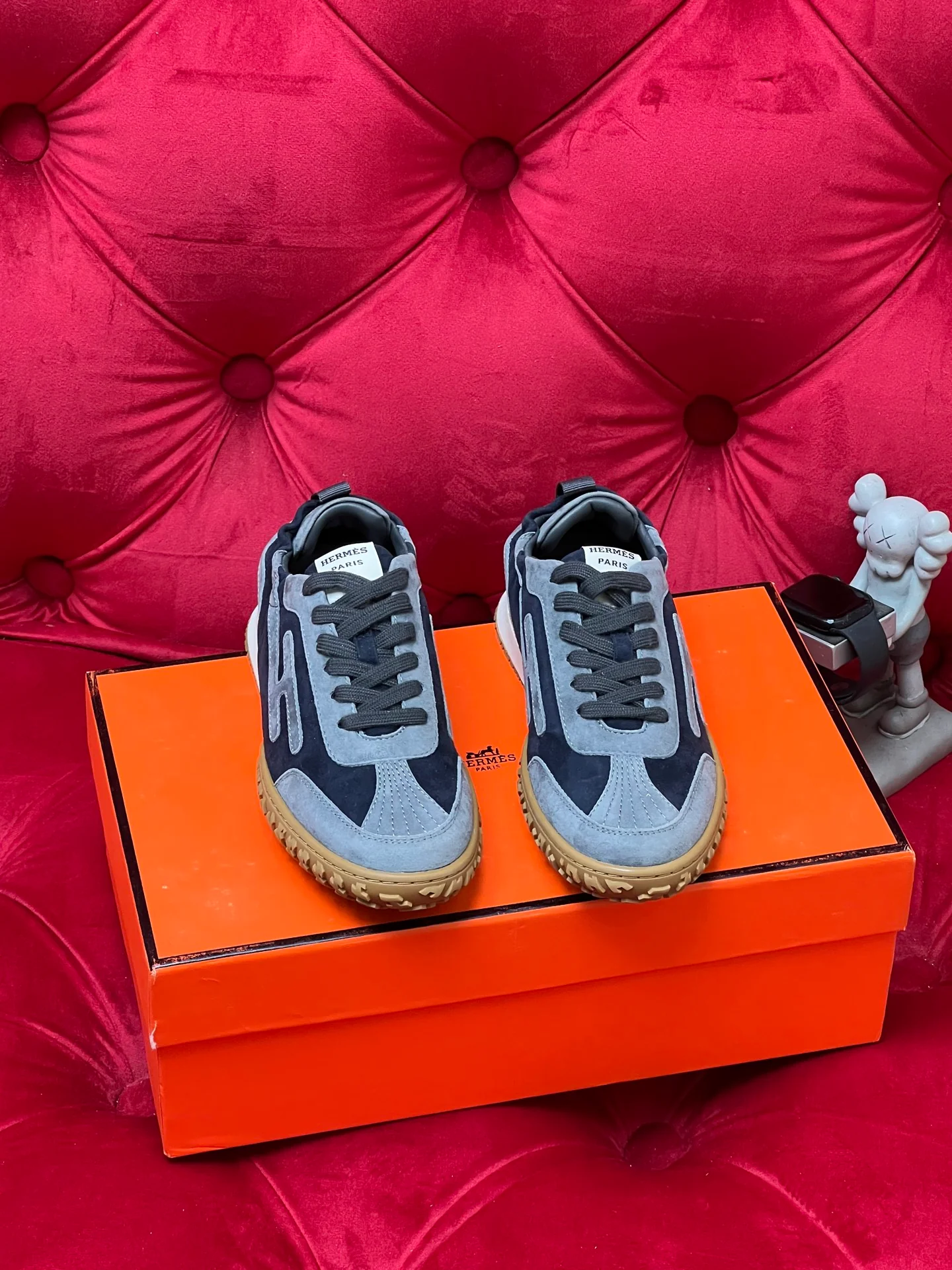 Herm suede sneakers