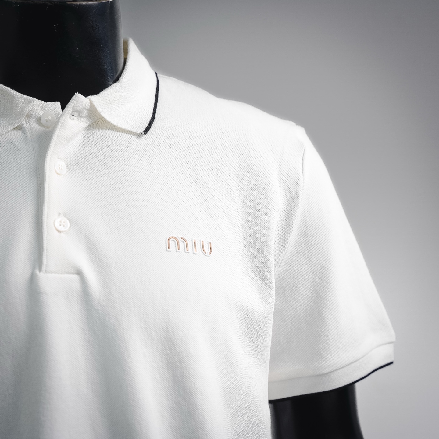 Miu embroidered Polo