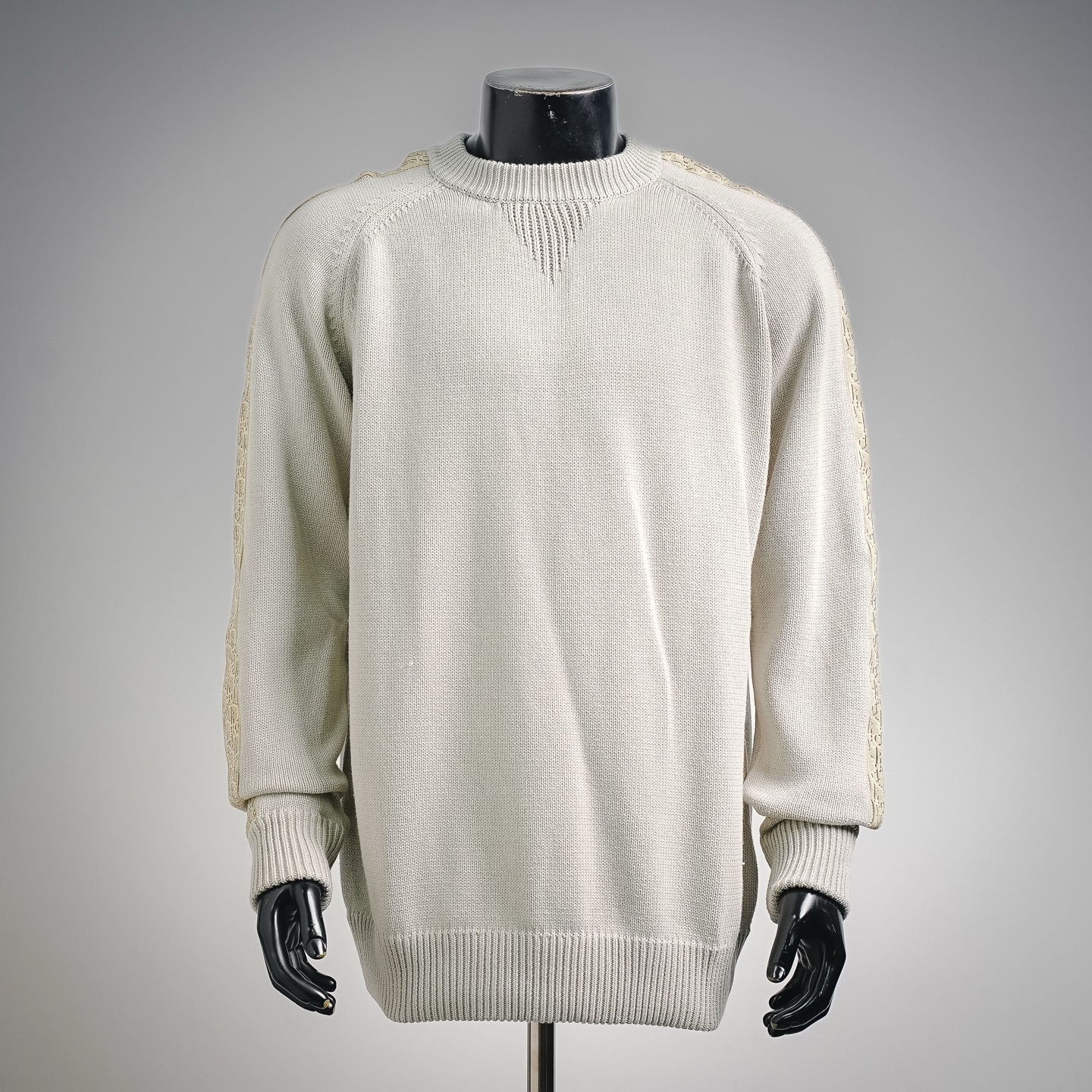 CD jacquard sweater