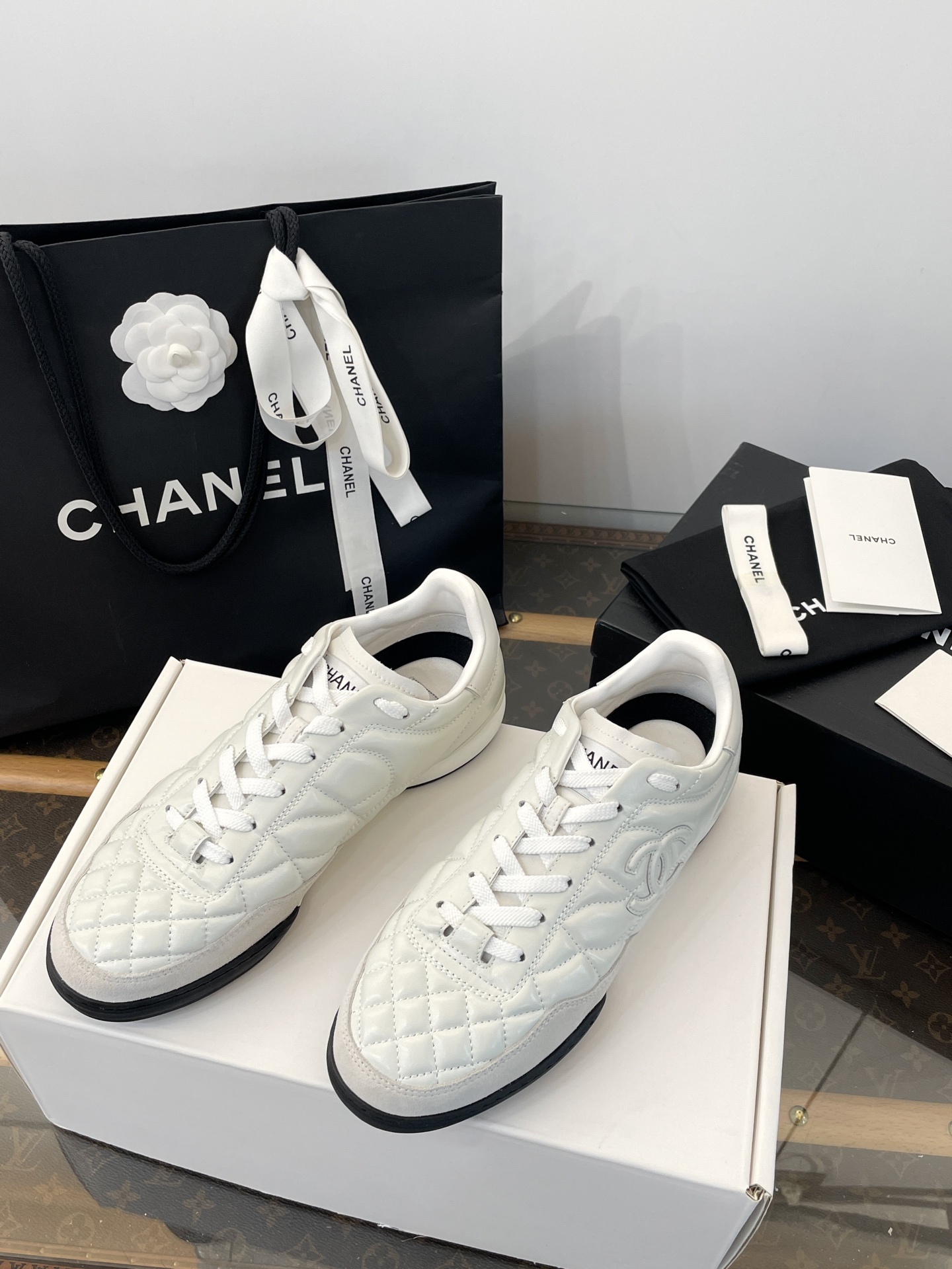 Chan quilted classic sneakers