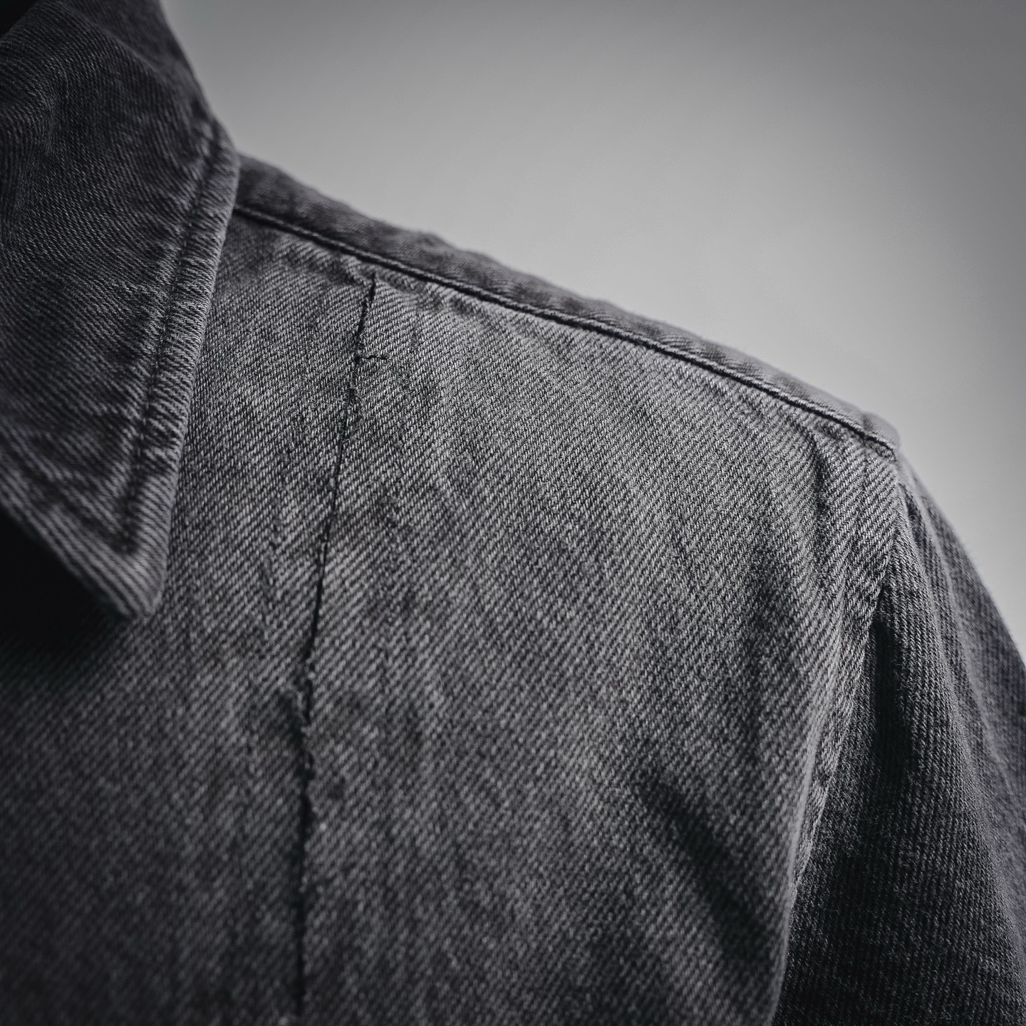 Maison denim long-sleeved shirts