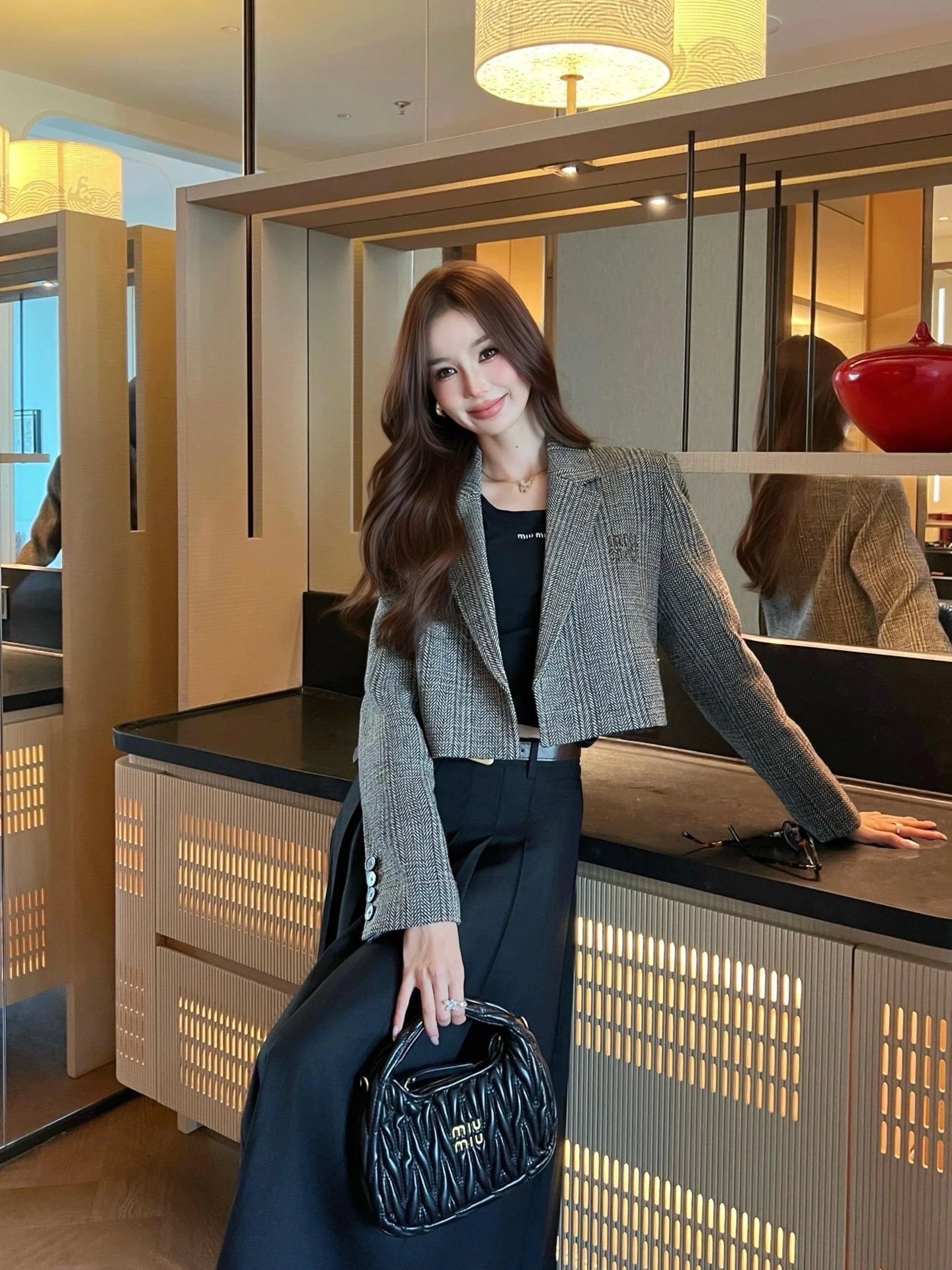 Miu 26ss wool blazer jacket