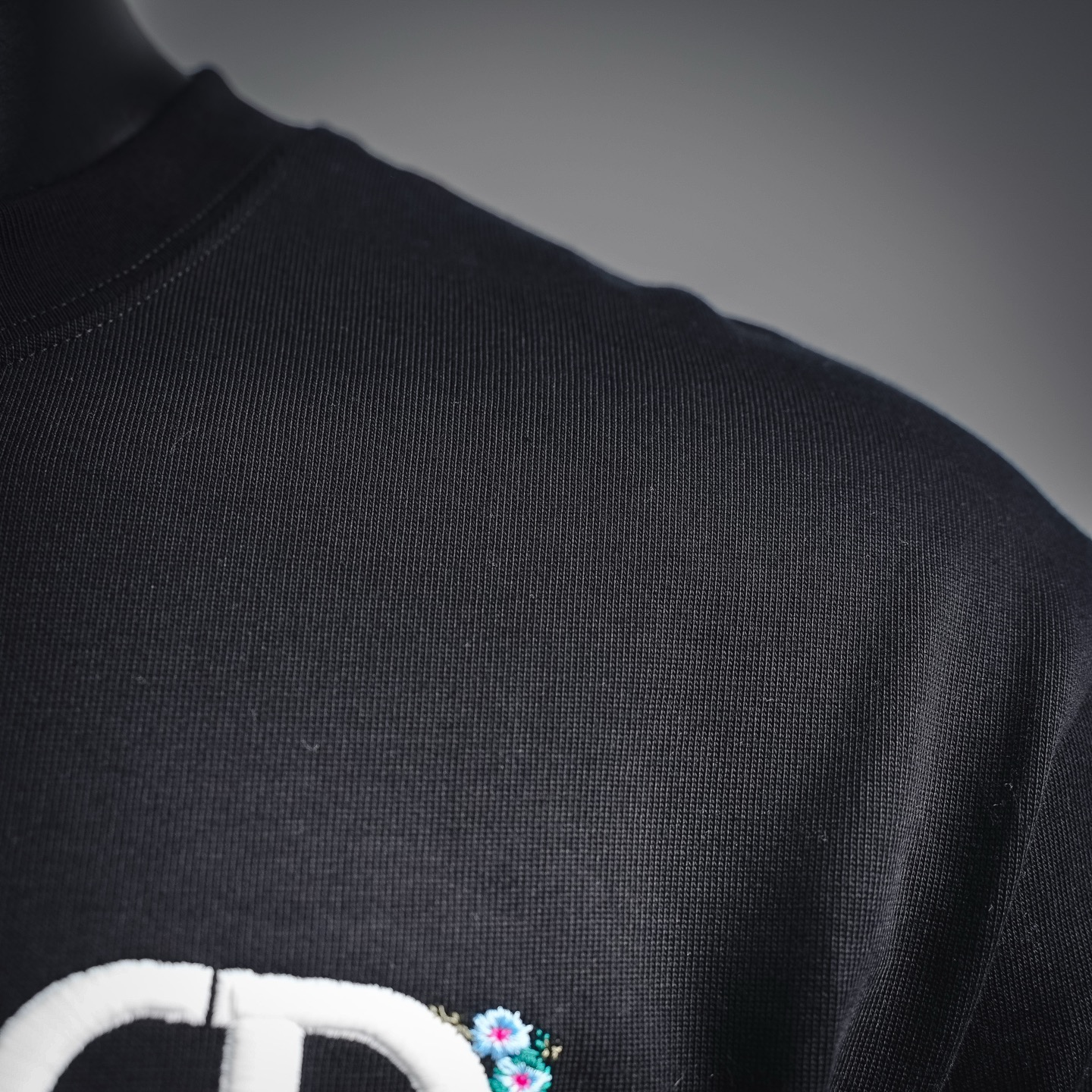 CD embroidered sweatshirt
