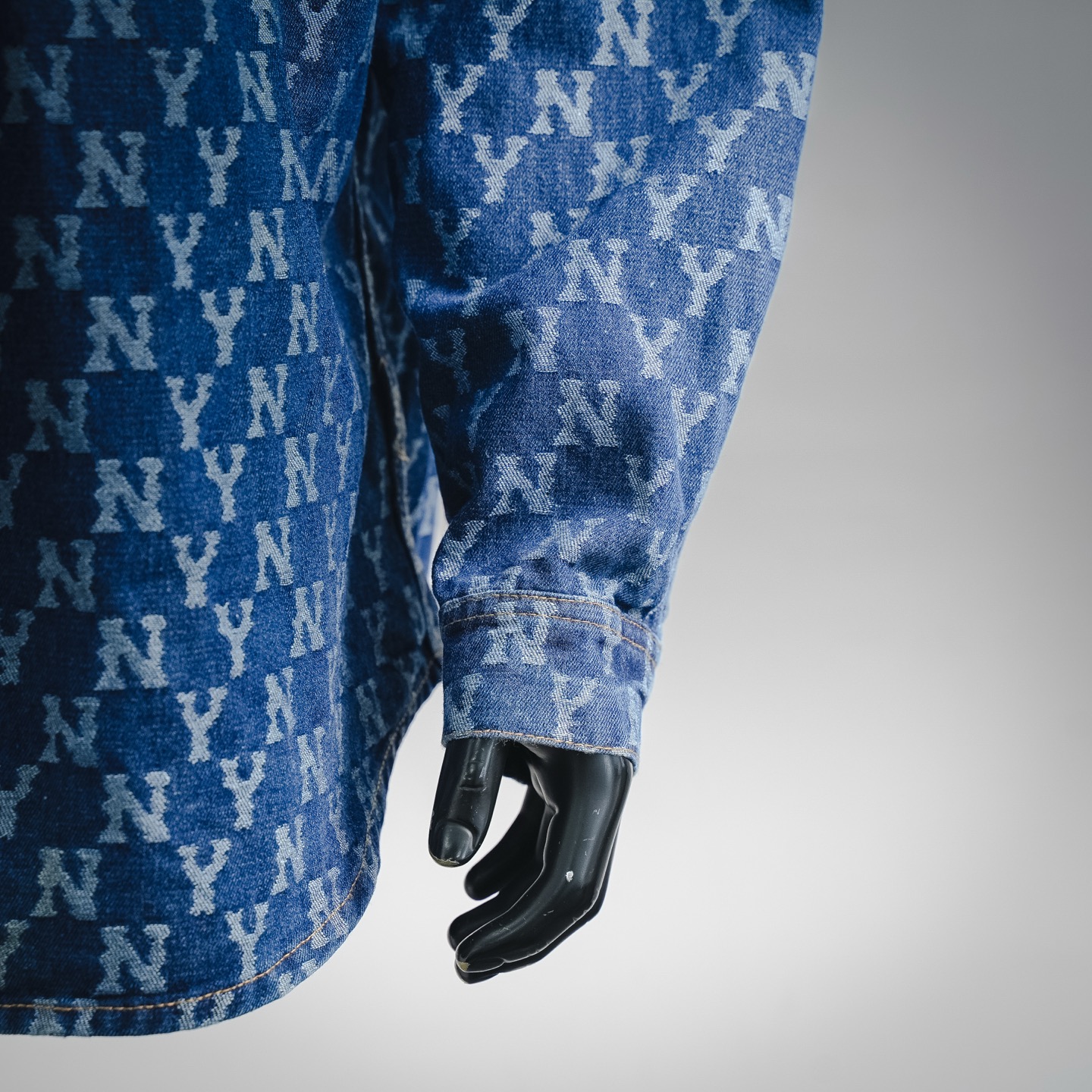 Ml embroidered denim shirts
