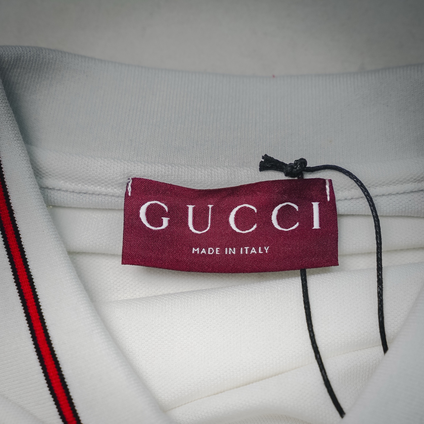 Guc ribbed jacquard Polo