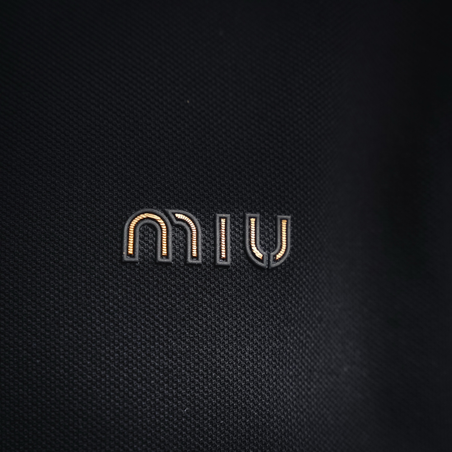 Miu embroidered Polo