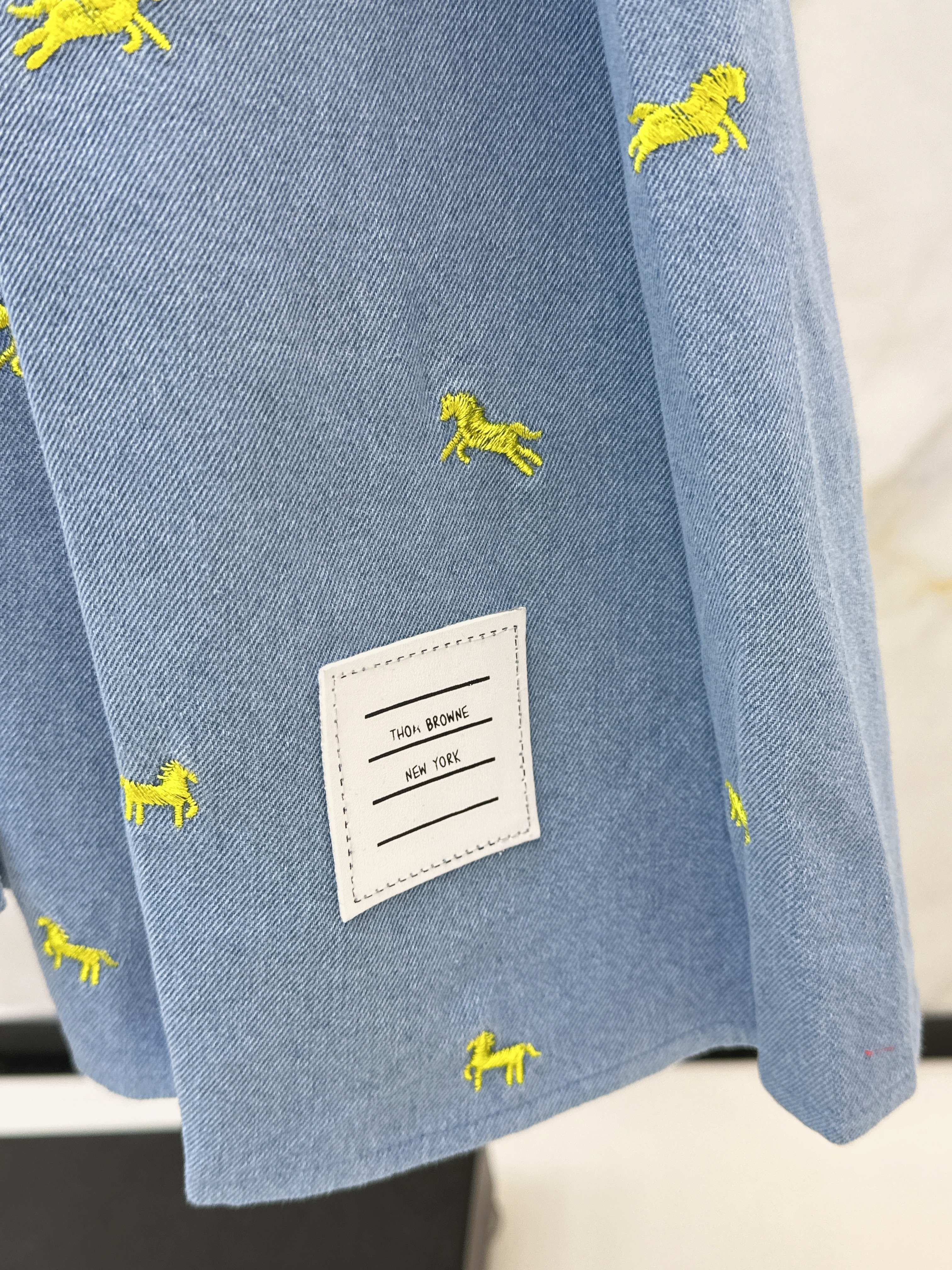 Thom 26ss embroidery sleeveless dress