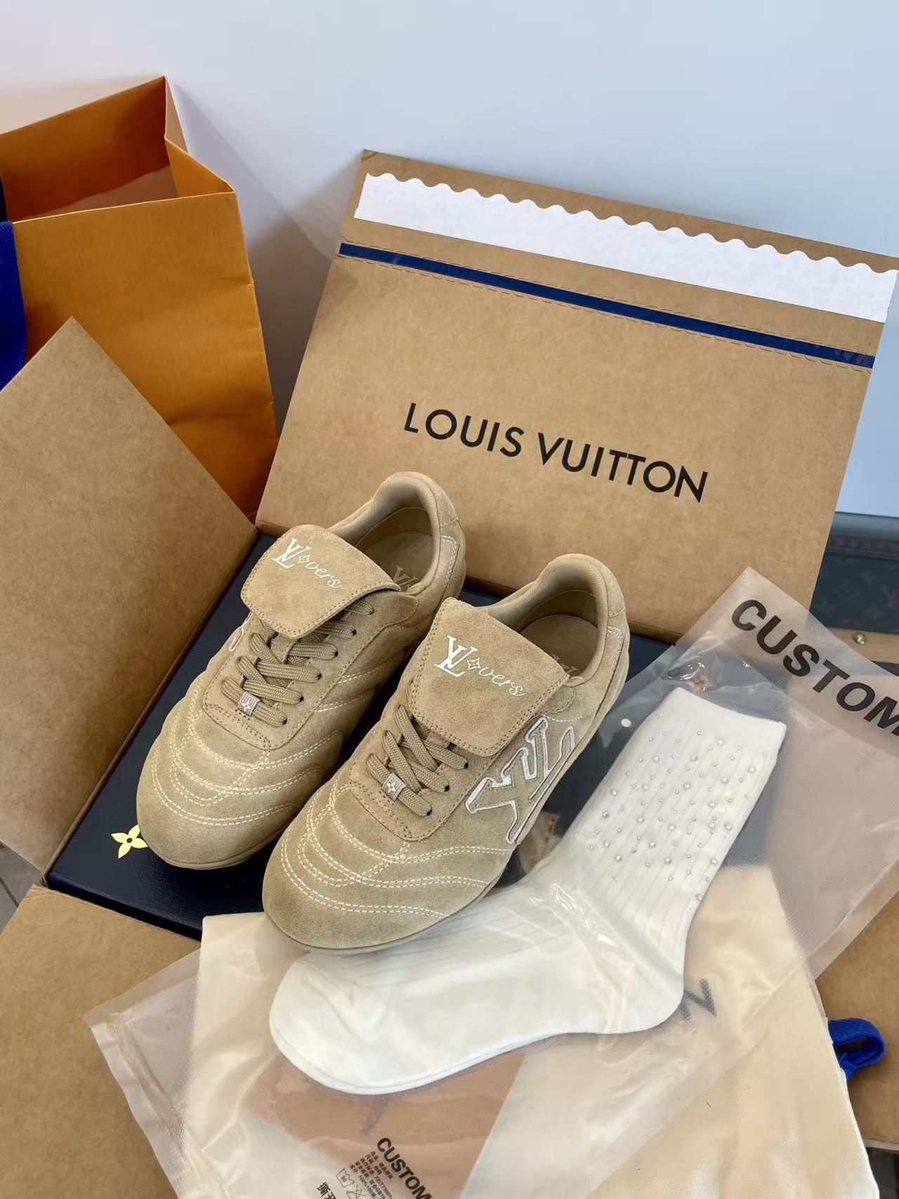 Louis suede retro sneakers
