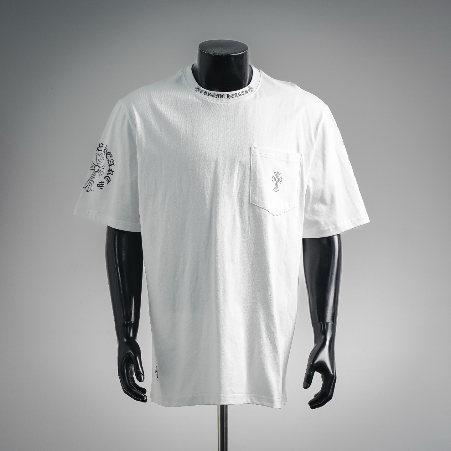 Chrome cross-pint t-shirt