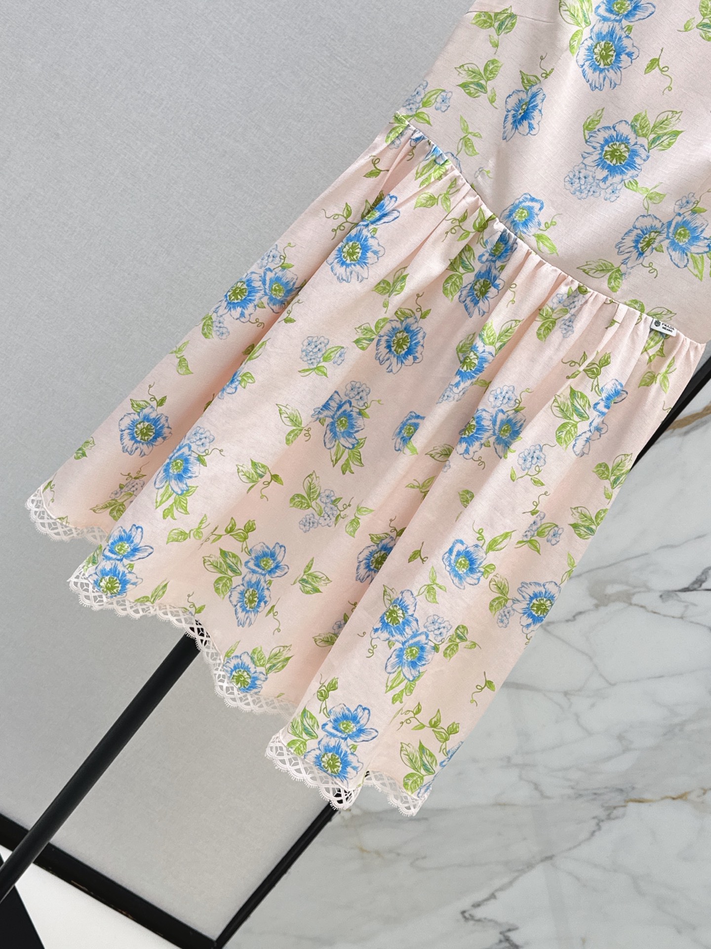Pra 26ss sleeveless print dress