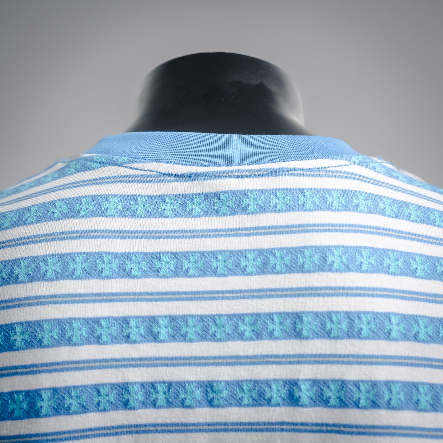 Chrome striped t-shirt