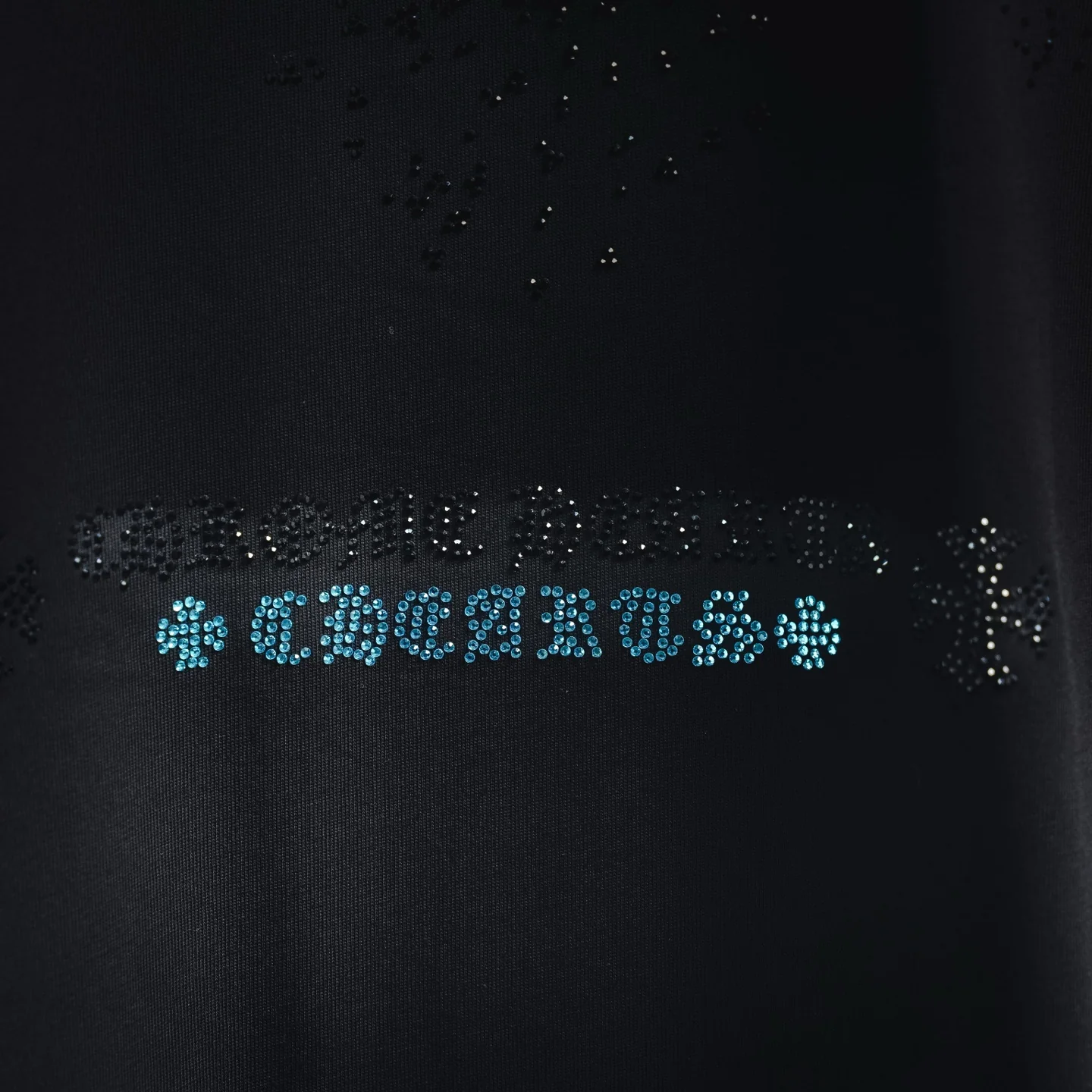 Chrome rhinestone t-shirt