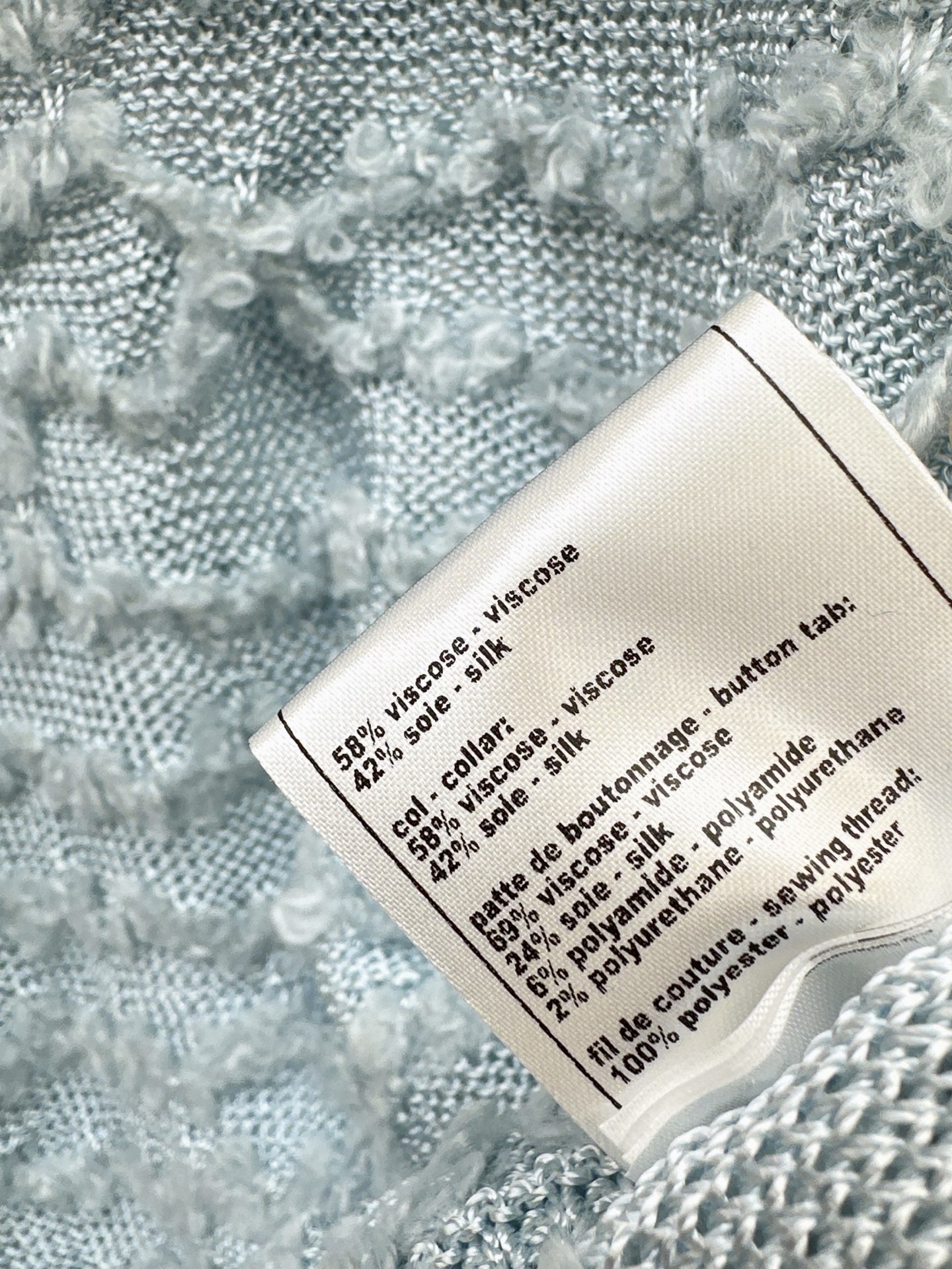 Chan 26ss hollow sweater