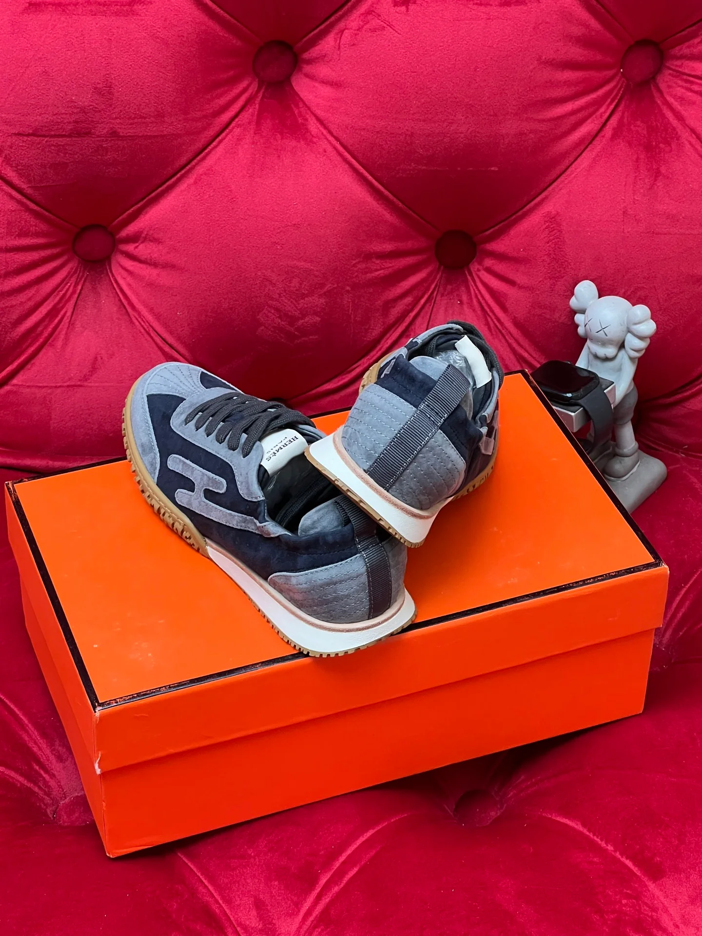 Herm suede sneakers