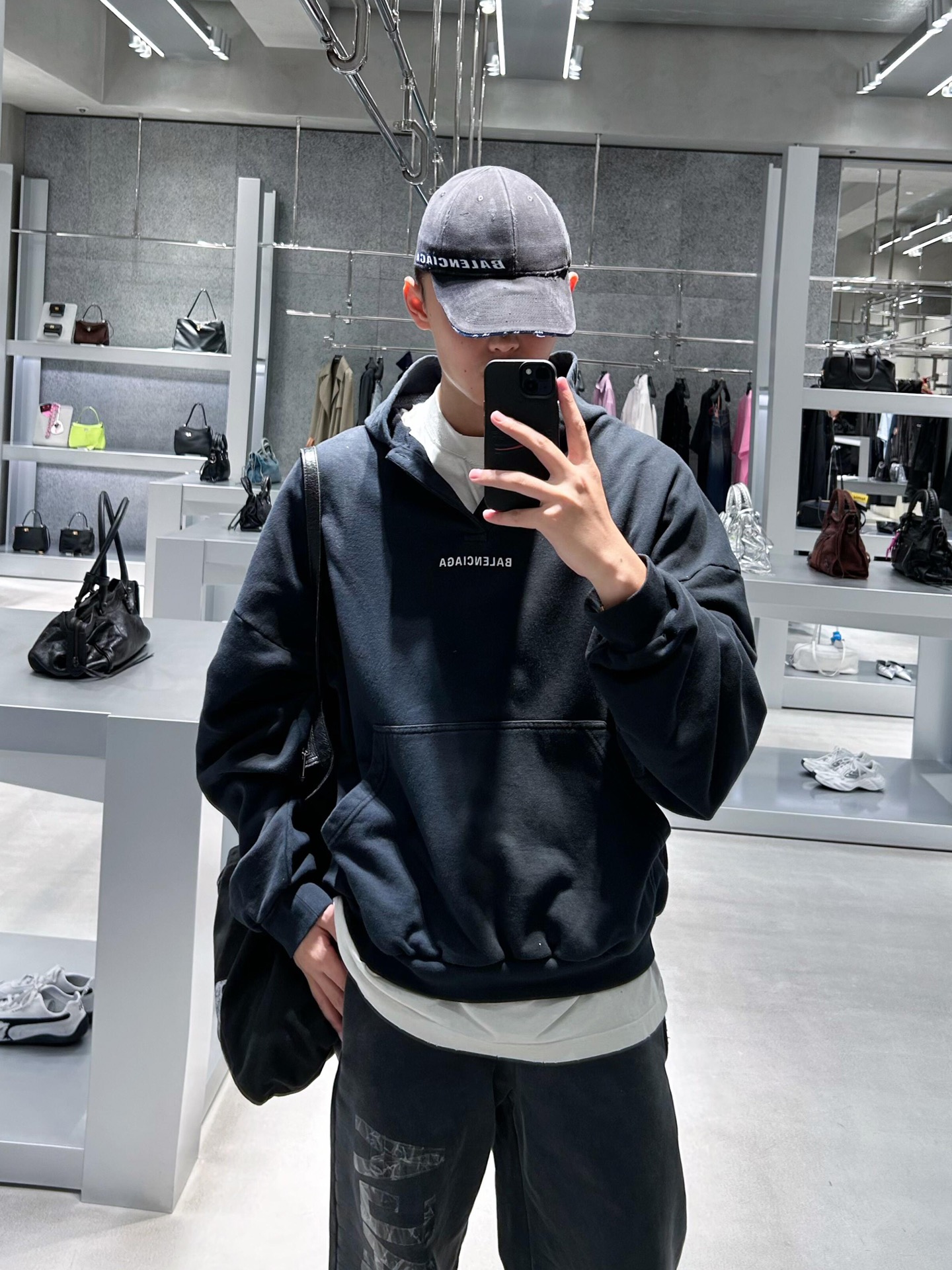 Balen embroidered hoodie
