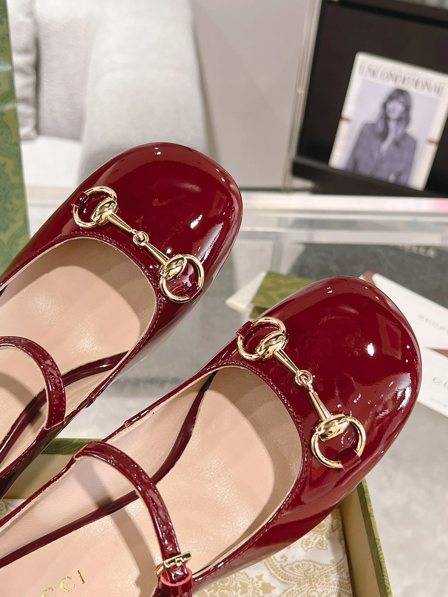 Gucc 26ss chunky heel