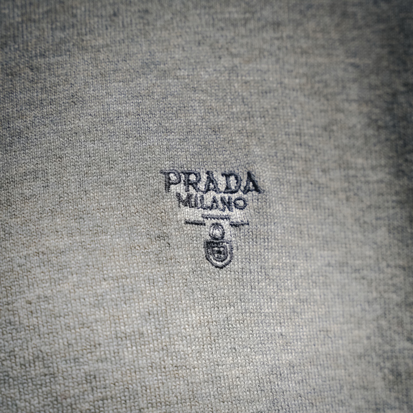 Pra embroidered zip-up Polo