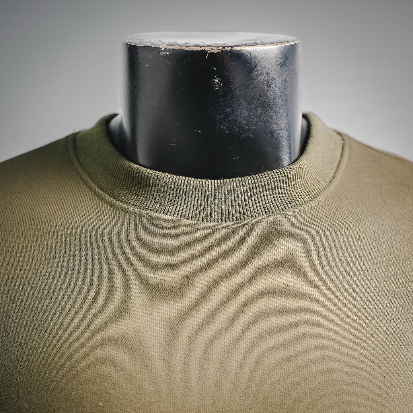Stone logo badge sweatshirt