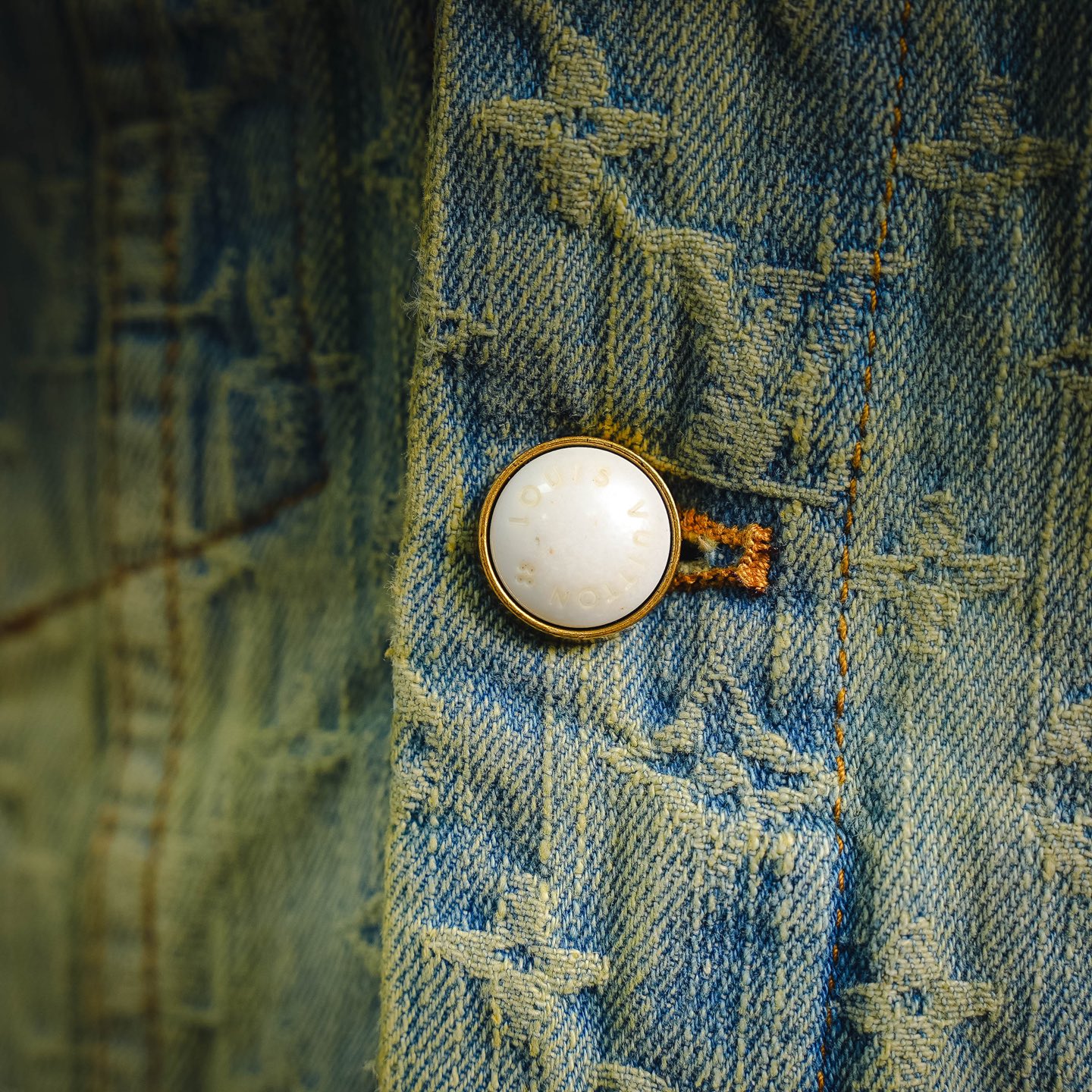 Louis monogram denim jacket