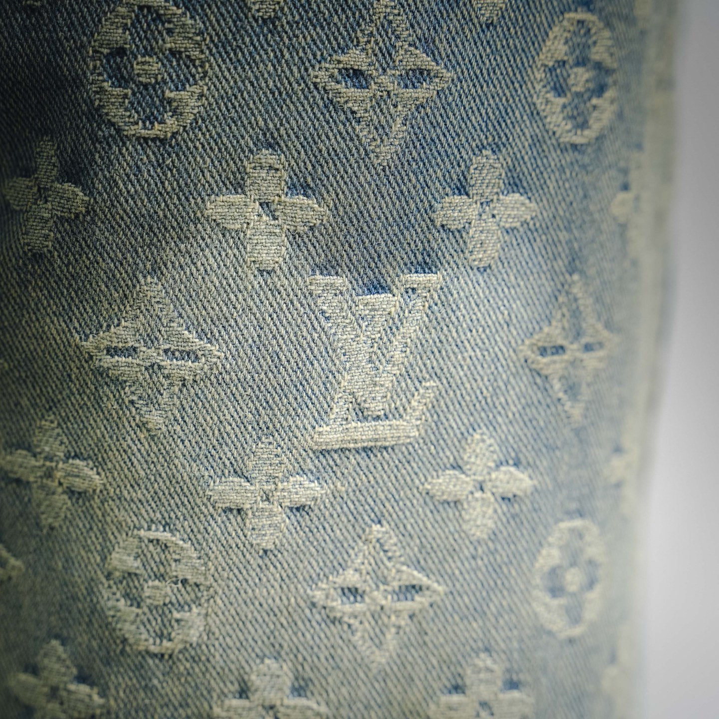 Louis jacquard staright-leg jeans