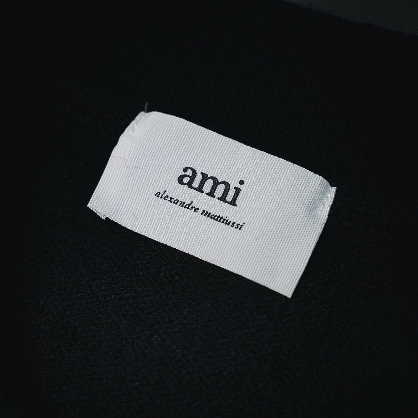 Ami jacquard knit sweater
