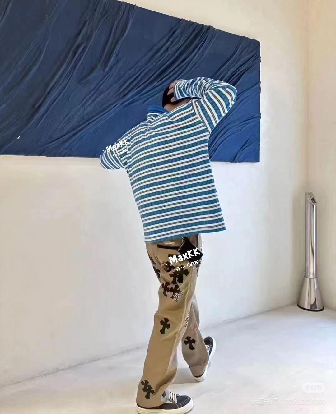 Chrome all-over sweatshirt