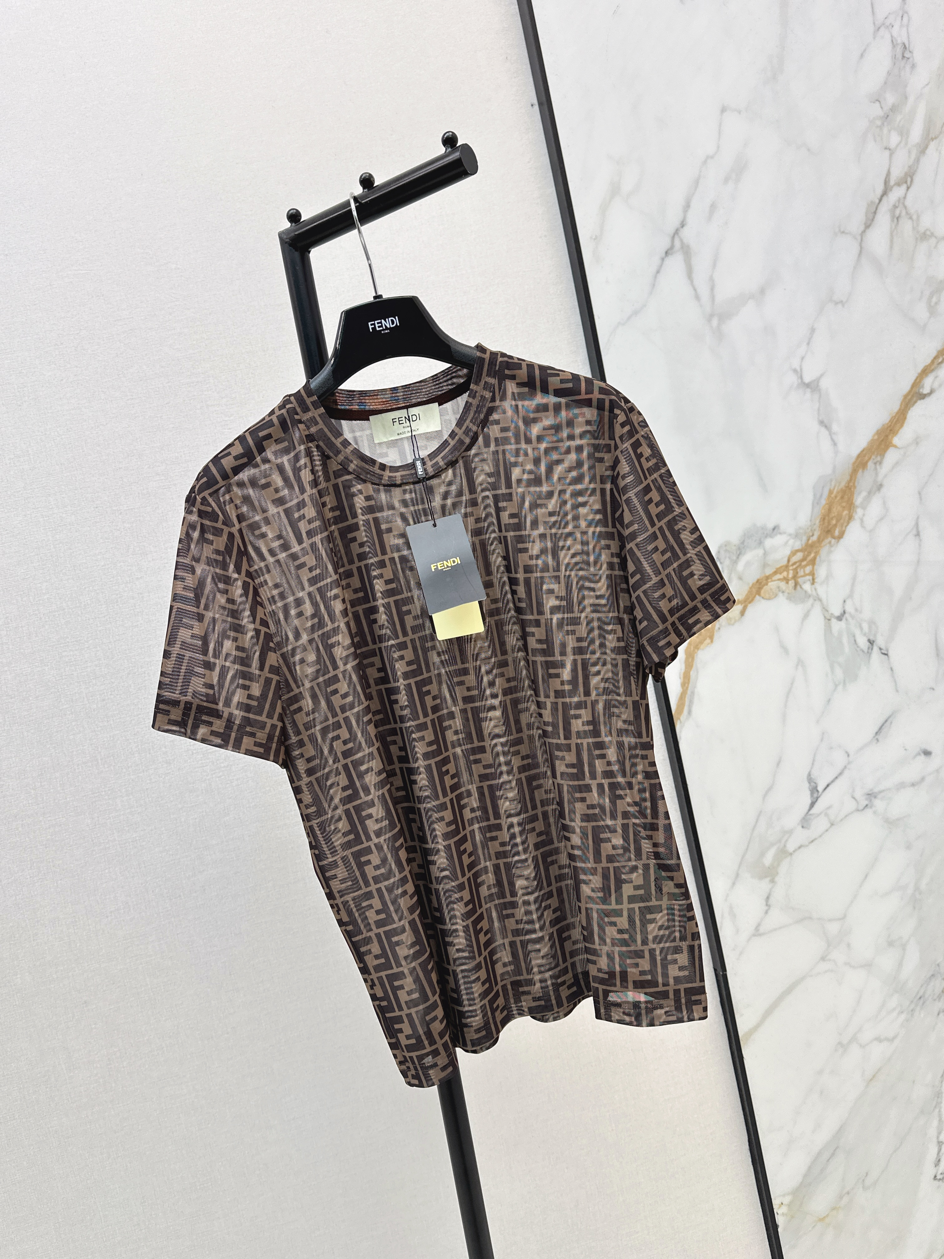 Fen 26ss print t-shirt