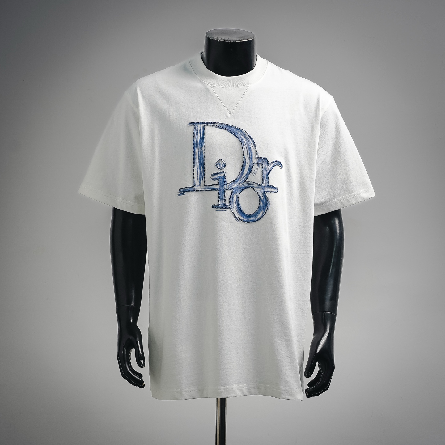 CD hand-drawn graffiti-print t-shirt