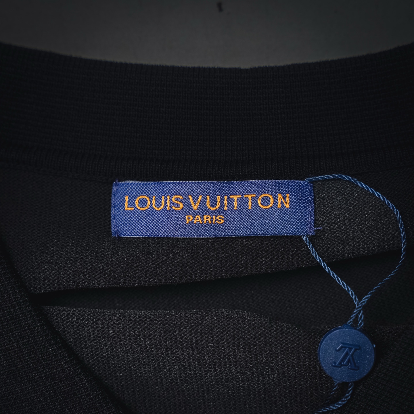 Louis stripe jacquard polo