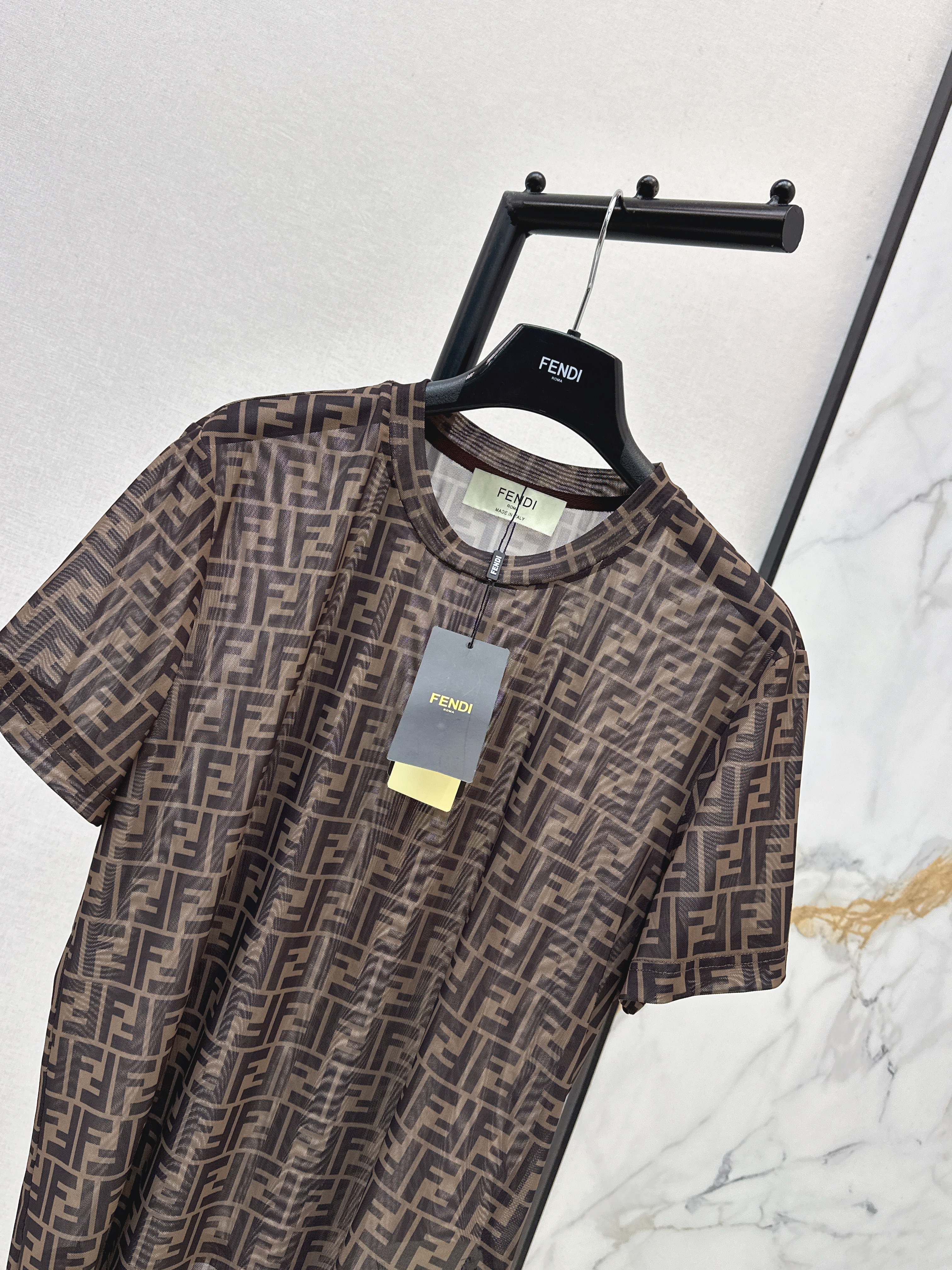 Fen 26ss print t-shirt