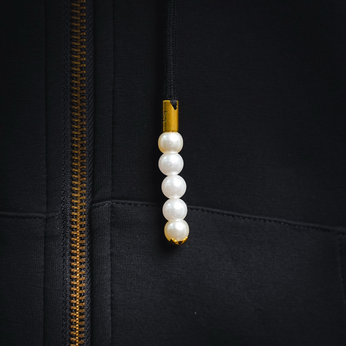 Louis beaded hooded jacket
