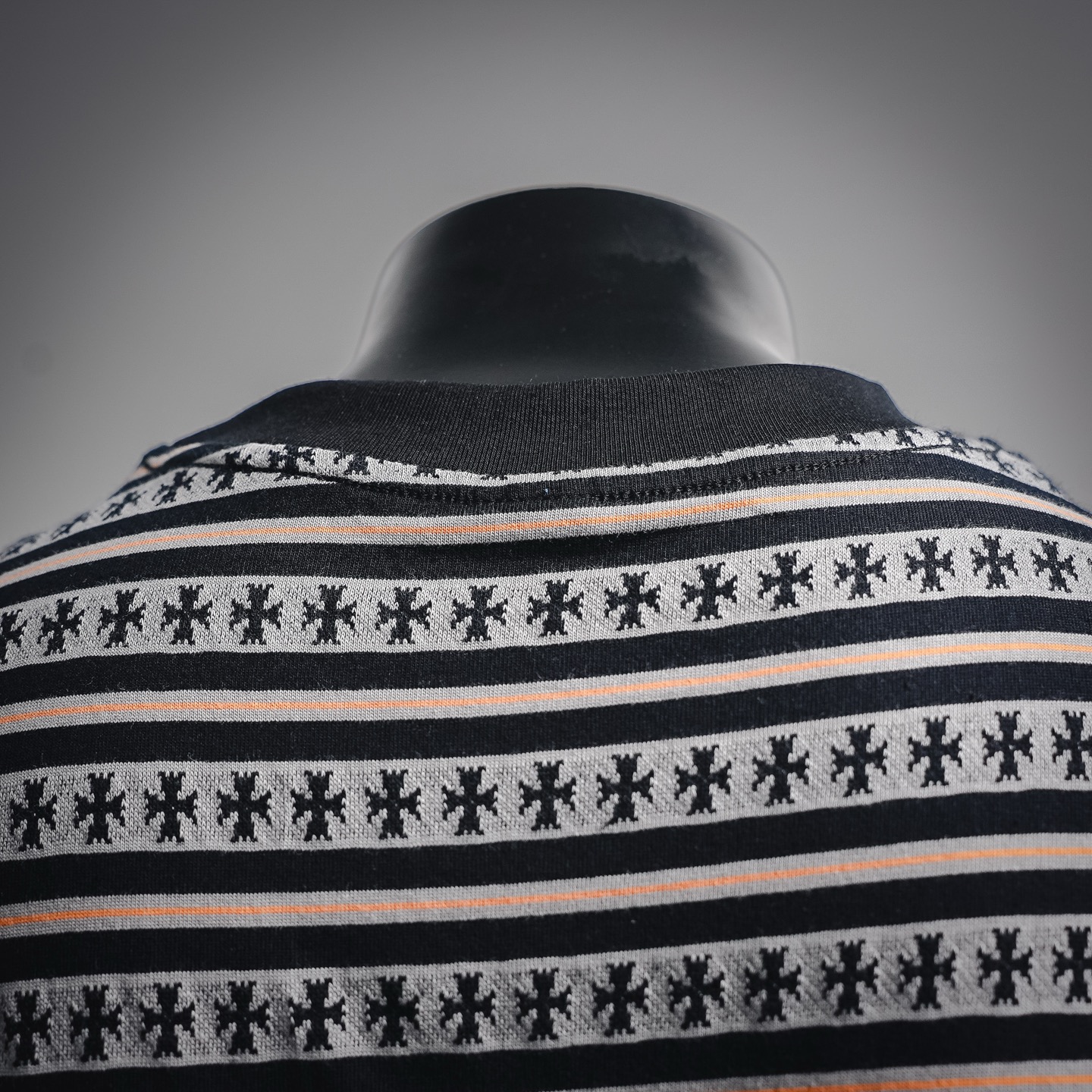 Chrome striped all-over t-shirt