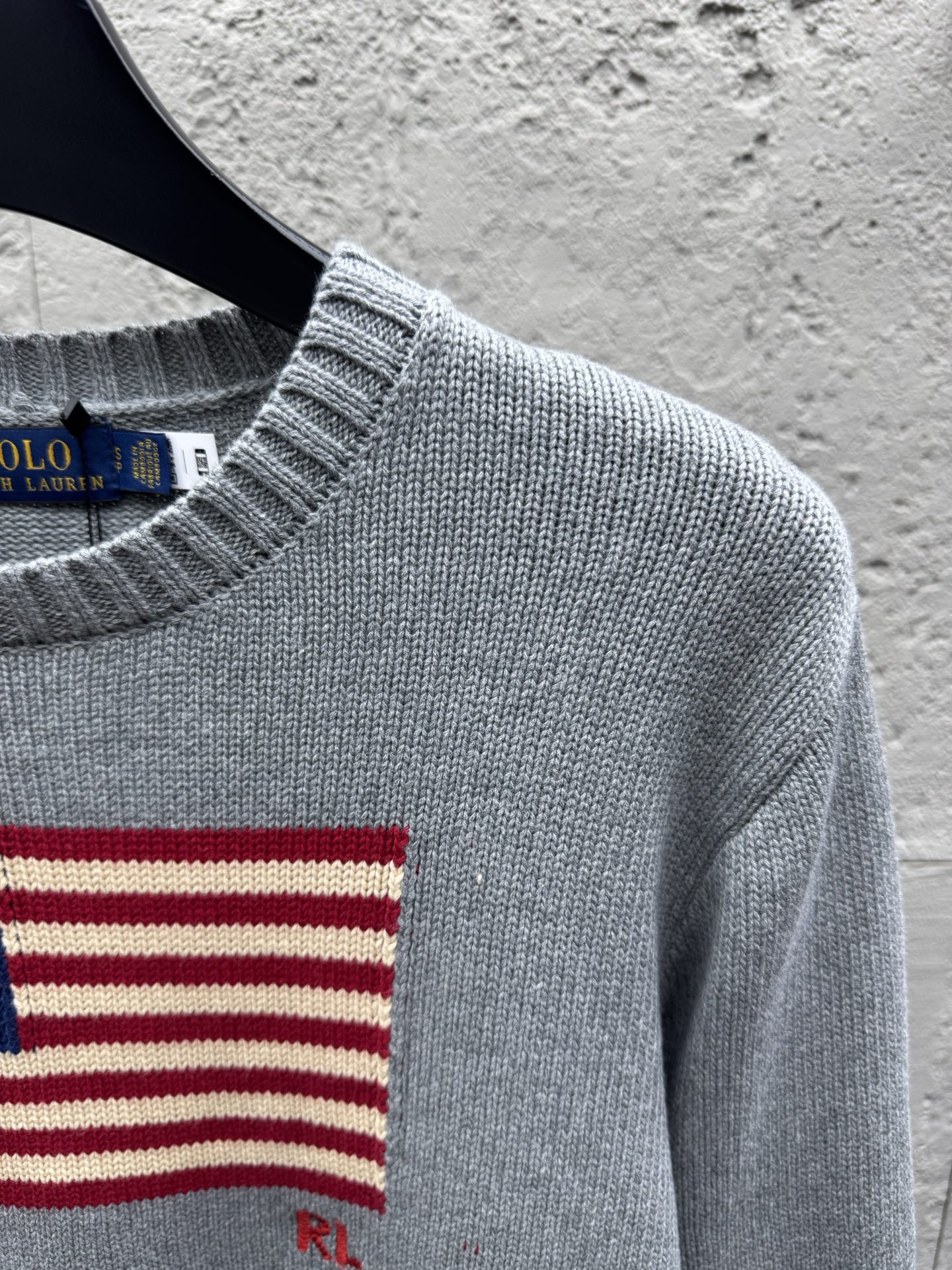Ralph embroidered jacquard sweater