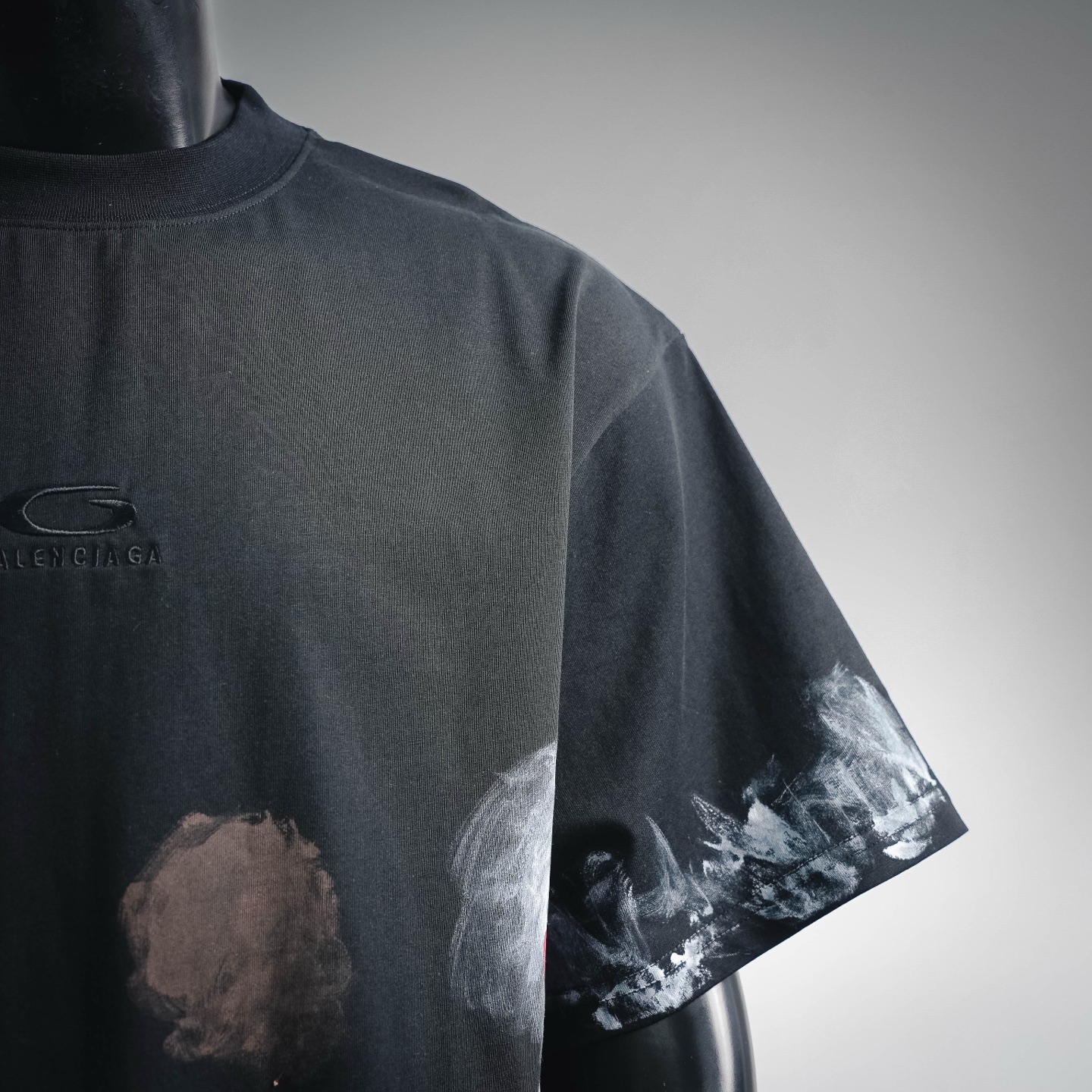 Balen graffiti printed t-shirt